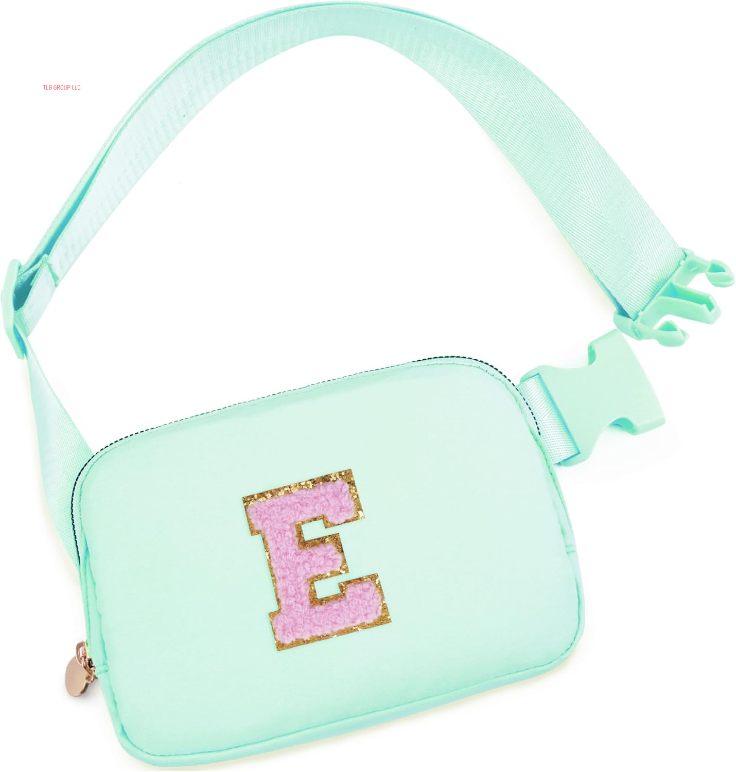 Personalized Belt Bag for Women Girls - Fashion Mini Waist Packs with Adjustable Strap - Trendy Travel Fanny Pack Crossbody Bags with Initial Letter - Teen Gifts | Cream,J