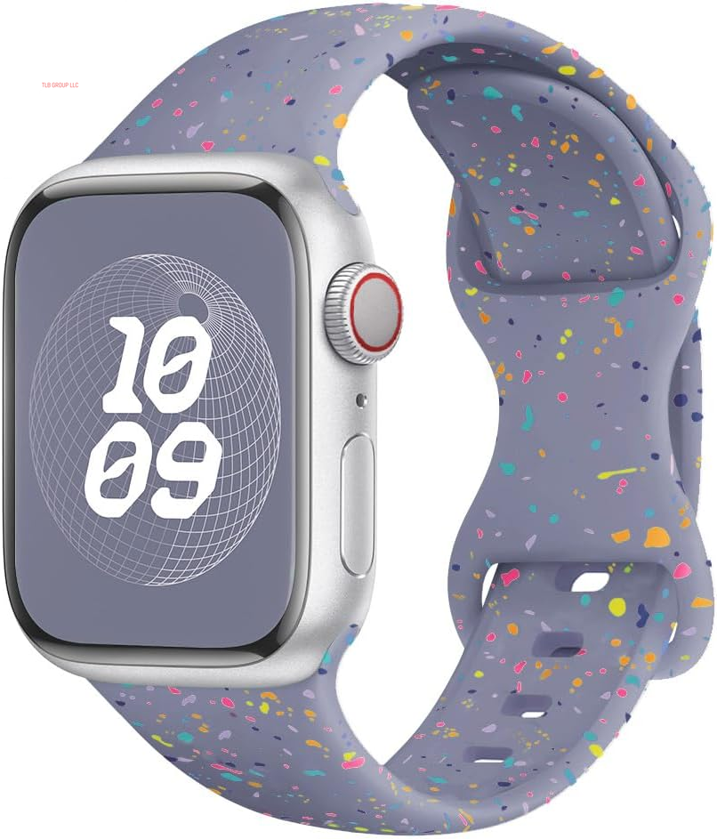 Sport Bands for Apple Watch Band 40Mm 41Mm 38Mm 44Mm 45Mm 46Mm 42Mm Iwatch Bands for Women Kids Men,Cute Recycled Plastic Silicone Strap for Apple Watch Series 10 9 8 7 6 5 4 3 SE 2Nd Ultra/2 49Mm