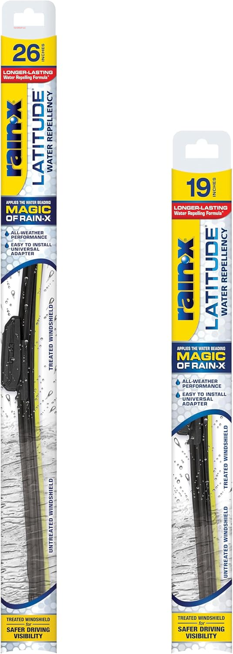 810165 Latitude 2-In-1 Water Repellent Wiper Blades, 22 Inch Windshield Wipers (Pack of 2), Automotive Replacement Windshield Wiper Blades with Patented  Water Repellency Formula