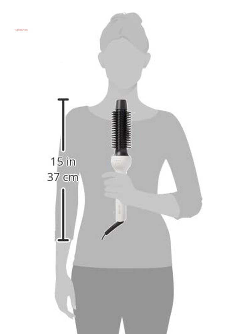 Freestyle Ceramic Styling Wand | Salon Quality at Home | Ionic Tip Barrel | Dual Voltage Tool | Ceramic Heated Bristles | Frizz Reducing Brush