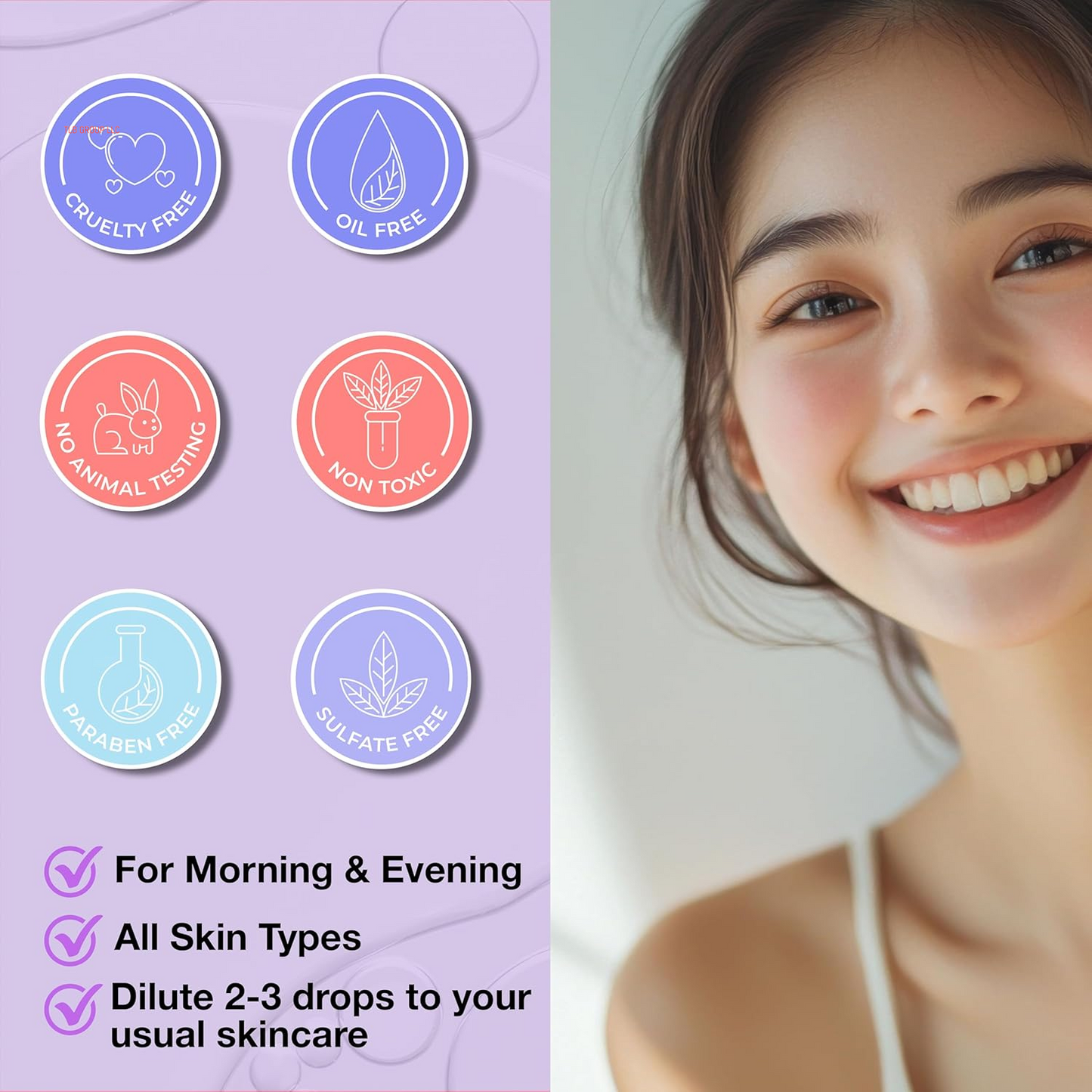 Korean Bakuchiol Concentrate DIY Mix-In Serum 30,000 Ppm - High Potency Retinol Alternative | Wrinkle Reduction Skin Firming & Smoothing - Anti-Aging Sensitive Skin Vegan & Cruelty-Free Non-Gmo 1 Oz