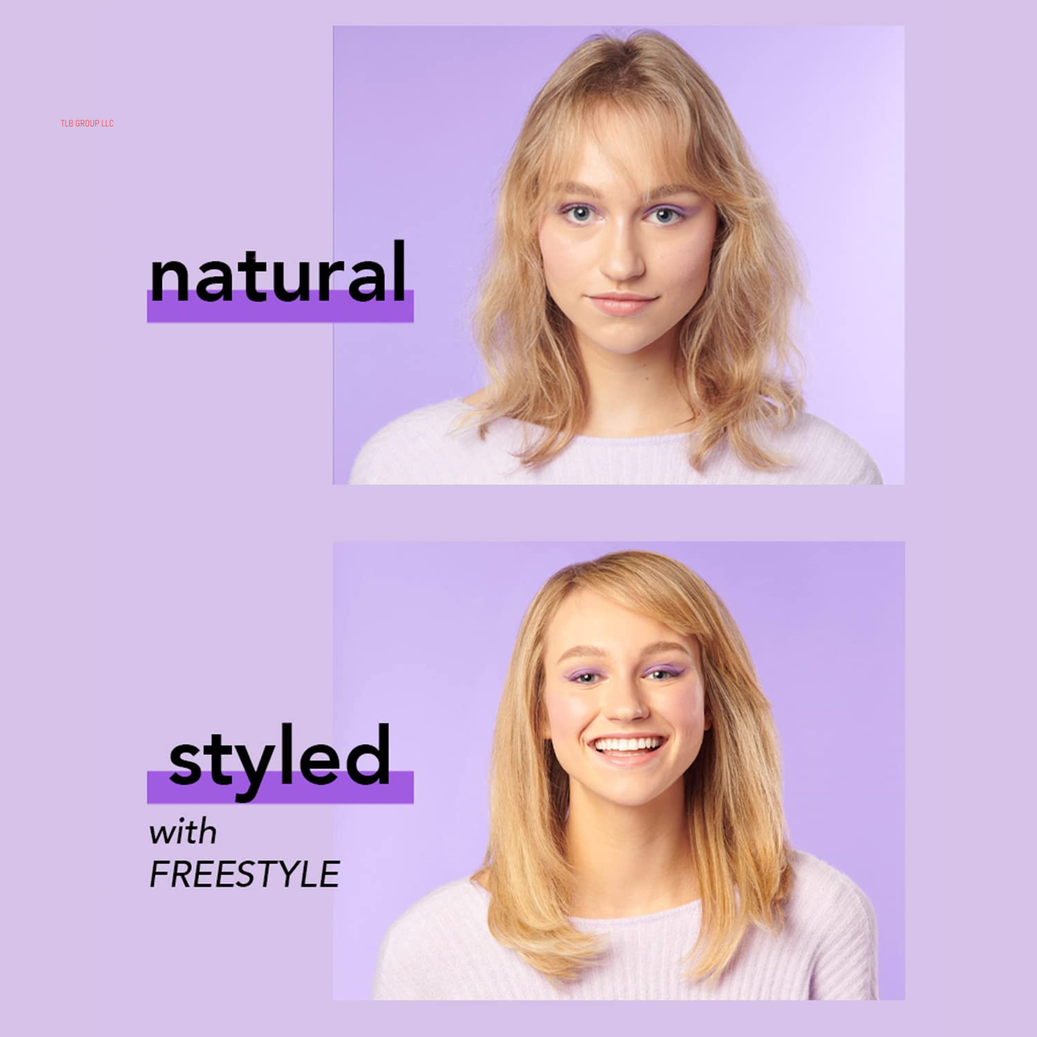 Freestyle Ceramic Styling Wand | Salon Quality at Home | Ionic Tip Barrel | Dual Voltage Tool | Ceramic Heated Bristles | Frizz Reducing Brush