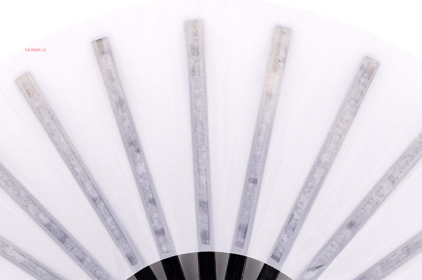 Large Folding Hand Rave Fan Popping Fans for Line Dancing, Big Clacking Fans Clap Fan for Boots on the Ground Dance,Party,Decoration,Festival (White and Black)