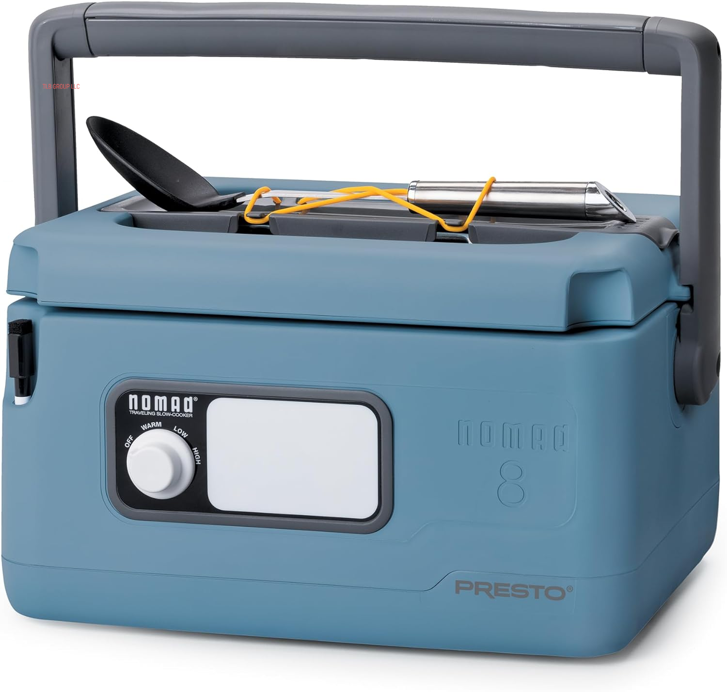 06017 8-Quart Nomad Traveling Slow Cooker, Blue TRUCK DRIVER