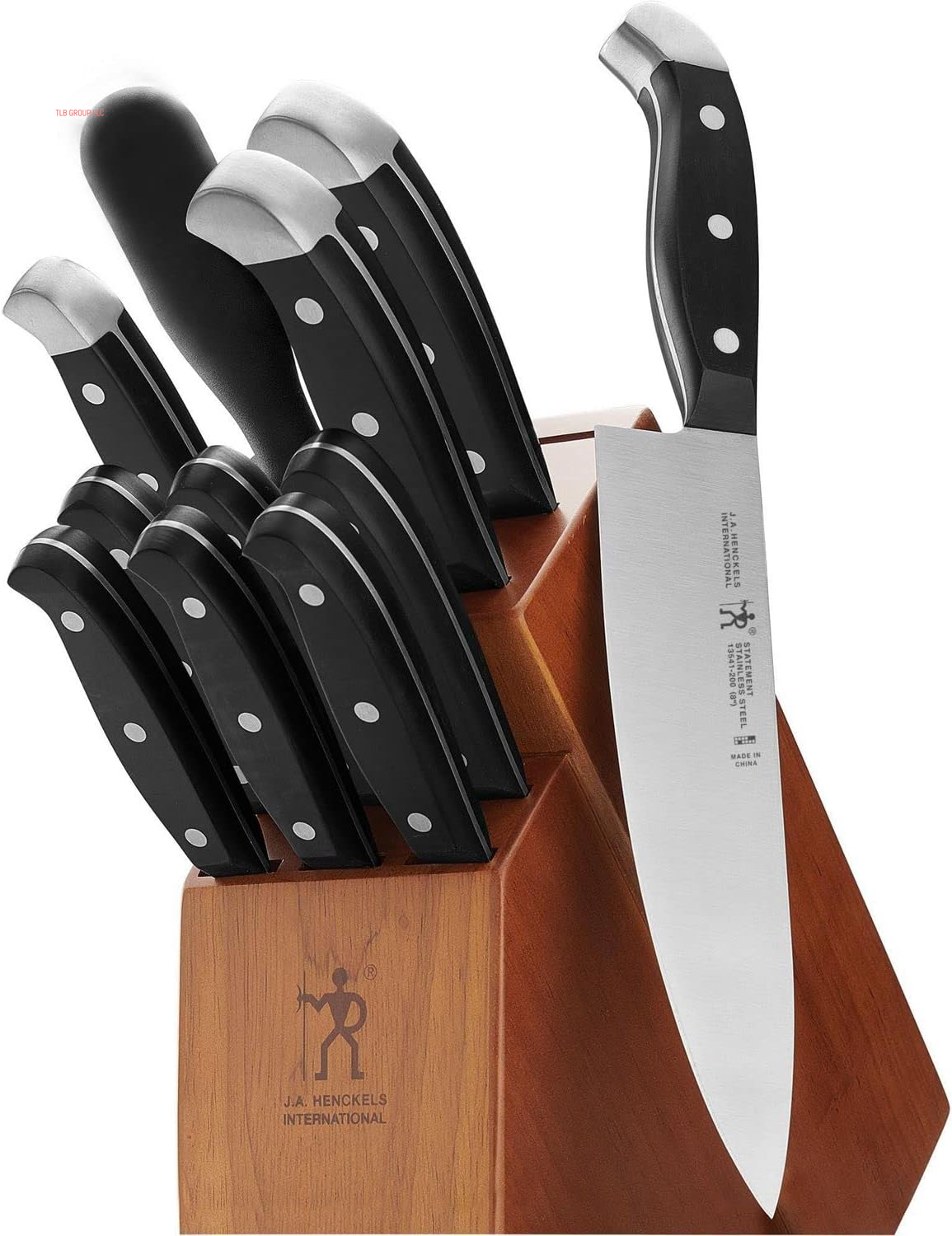 Premium Quality 15-Piece Knife Set with Block, Razor-Sharp, German Engineered Knife Informed by over 100 Years of Masterful Knife Making, Lightweight and Strong, Dishwasher Safe