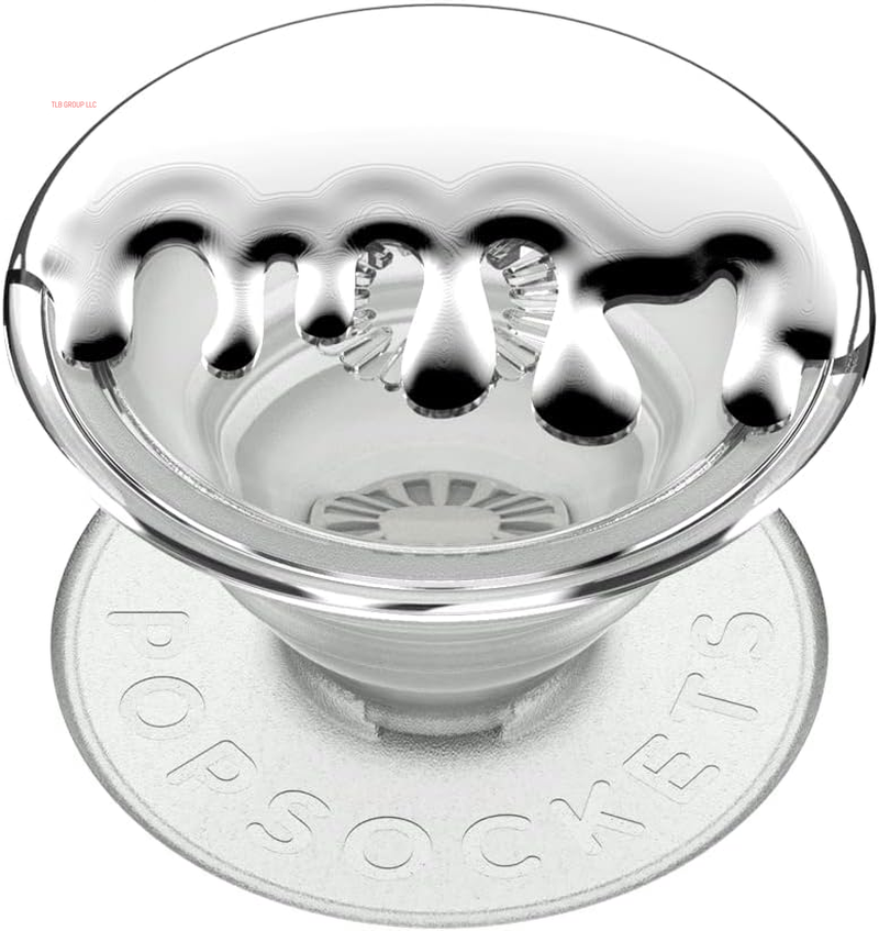 Phone Grip Compatible with Magsafe, Adapter Ring for Magsafe Included, Phone Holder, Wireless Charging Compatible - Clear