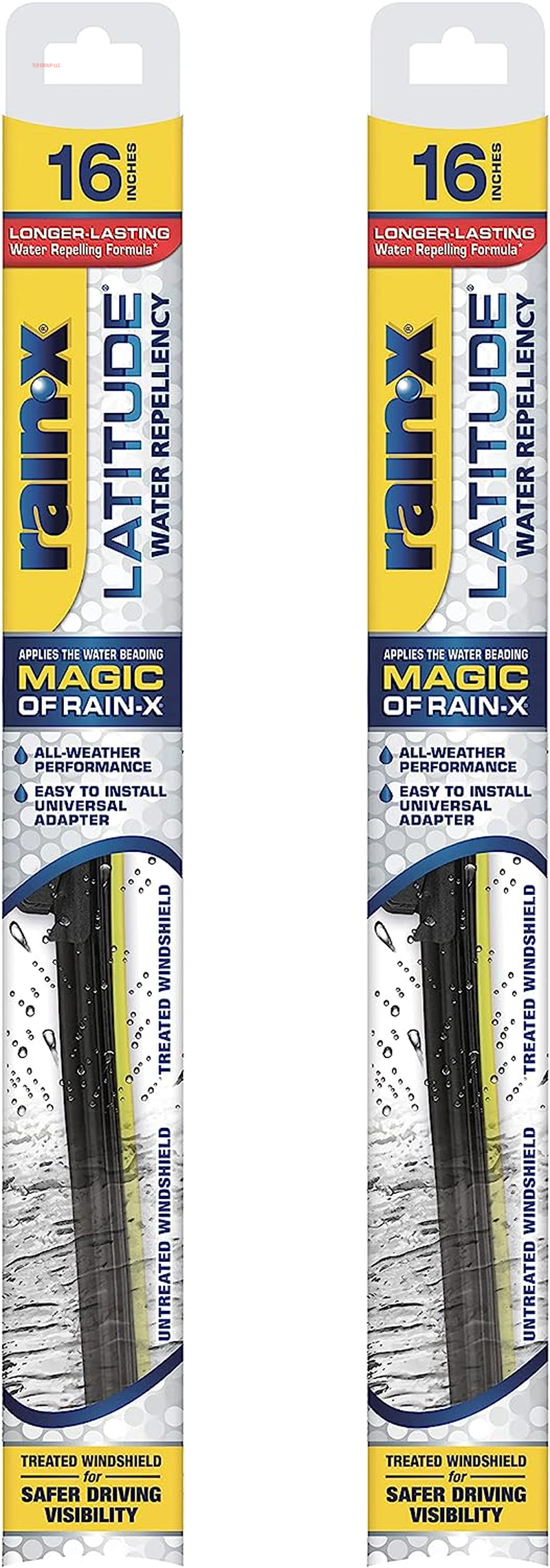 810165 Latitude 2-In-1 Water Repellent Wiper Blades, 22 Inch Windshield Wipers (Pack of 2), Automotive Replacement Windshield Wiper Blades with Patented  Water Repellency Formula