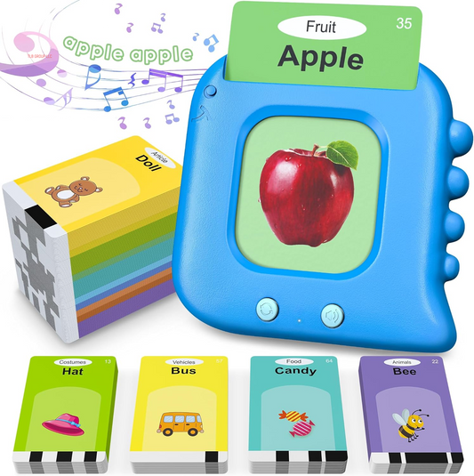 Talking Flash Cards,Kids Toddler Flash Cards with 240 Sight Words,Montessori Toys,Autism Sensory Toys,Speech Therapy,Learning Educational Gifts for Age 1 2 3 4 5 Years Old Boys and Girls