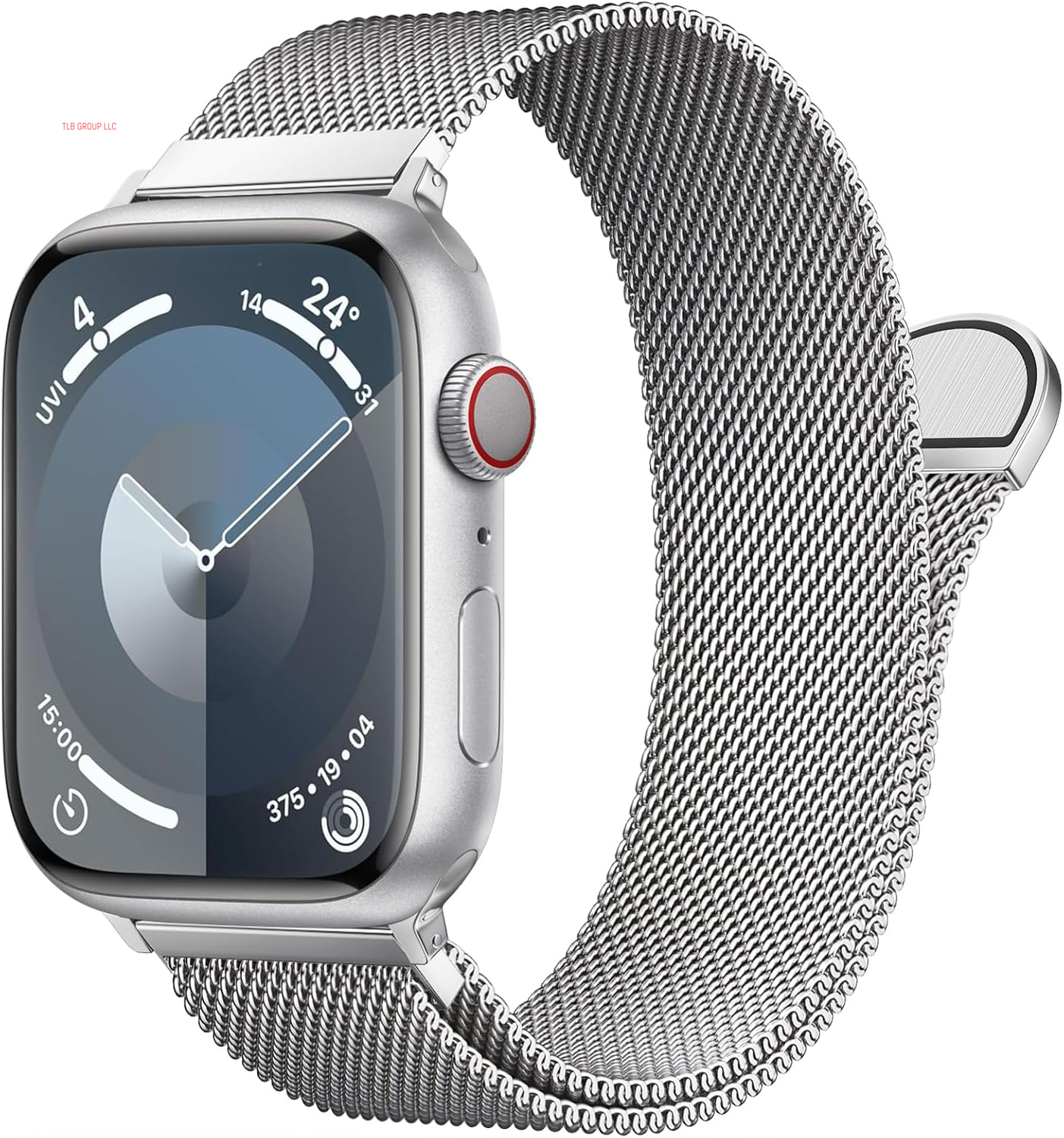 Stainless Steel Milanese Loop Compatible with Apple Watch Band 46Mm 42Mm 44Mm 45Mm 49Mm 38Mm 40Mm 41Mm Men and Women, Mesh Loop Magnetic Clasp Replacement for Iwatch Bands Ultra Series 10 9 8 7 SE 6 5 4 3 2 1