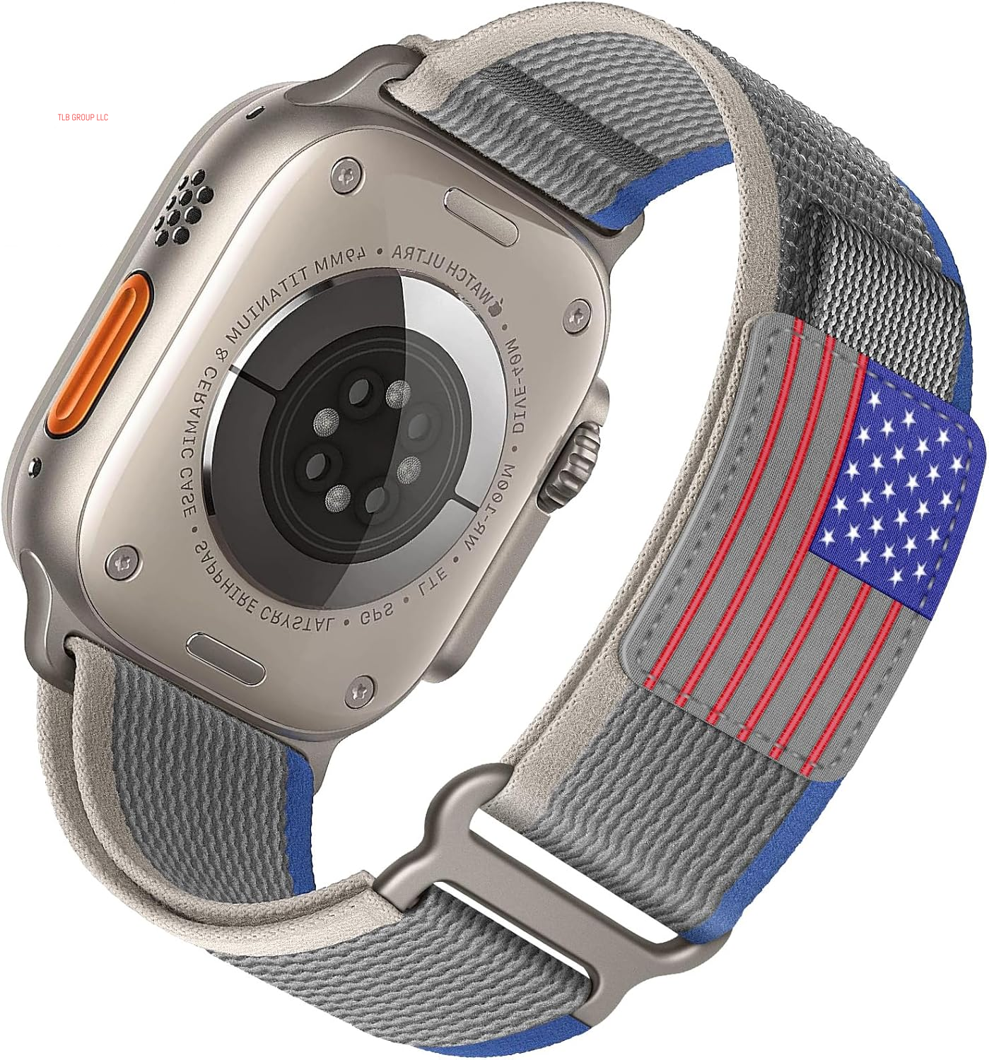 Trail Loop Nylon Band - Compatible with Apple Watch Ultra 2 Band 49Mm 46Mm 45Mm 44Mm 42Mm 41Mm 40Mm 38Mm Men Women,Rugged Braided Elastic Weave Sport Strap for Iwatch Ultra Series 10/9/8/7/6/SE/5/4/3