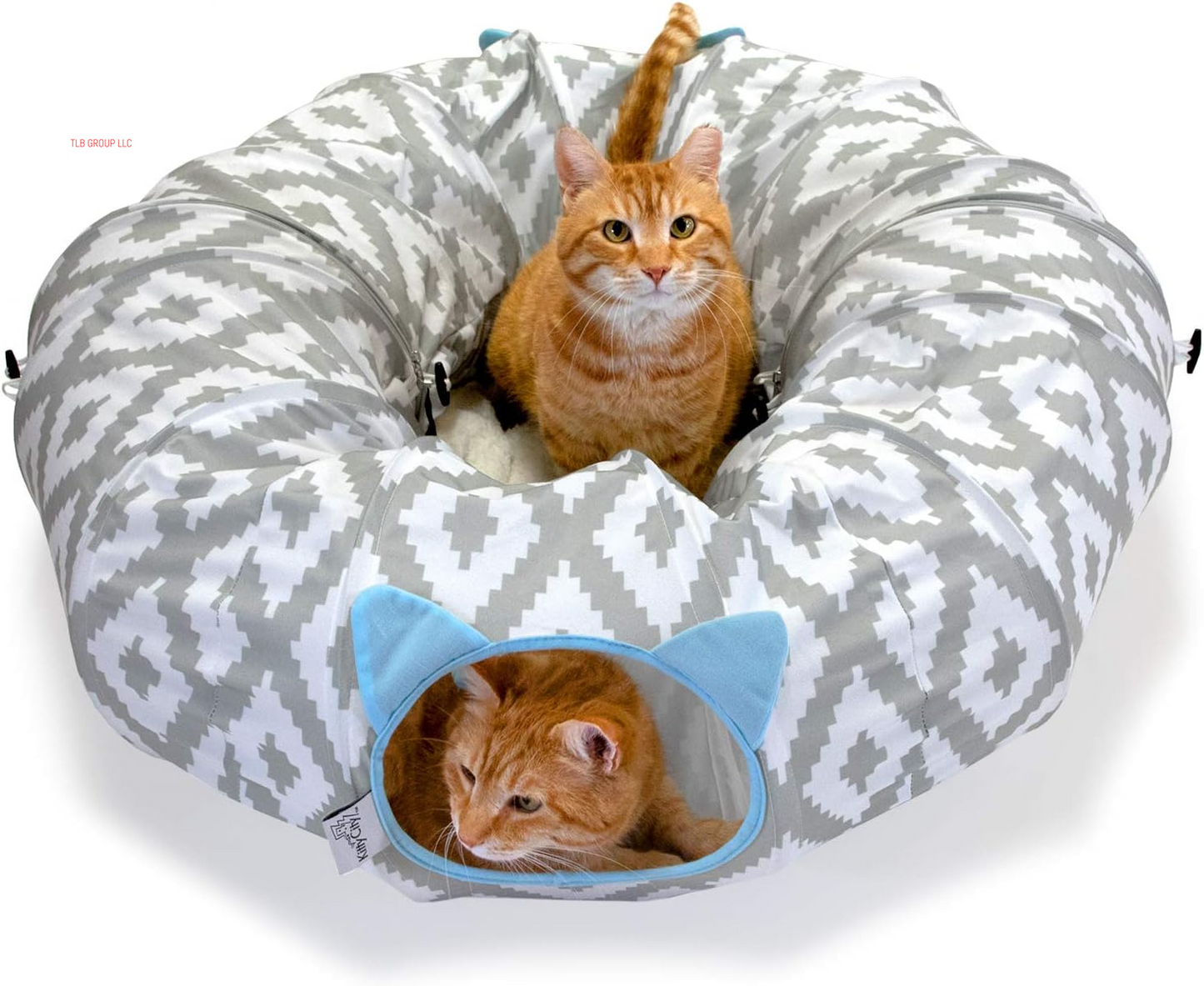 Large Cat Tunnel Bed, Cat Bed, Pop up Bed, Cat Toys, White