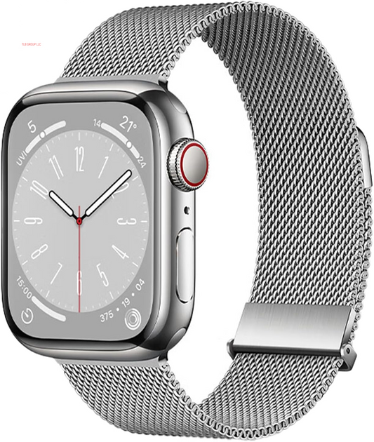 Stainless Steel Loop Compatible with Apple Watch Band 46Mm 42Mm 44Mm 45Mm 49Mm 38Mm 40Mm 41Mm Men Women, Milanis Mesh Loop Magnetic Clasp Replacement for Iwatch Bands Ultra Series 10 9 8 7 6 5 4 SE