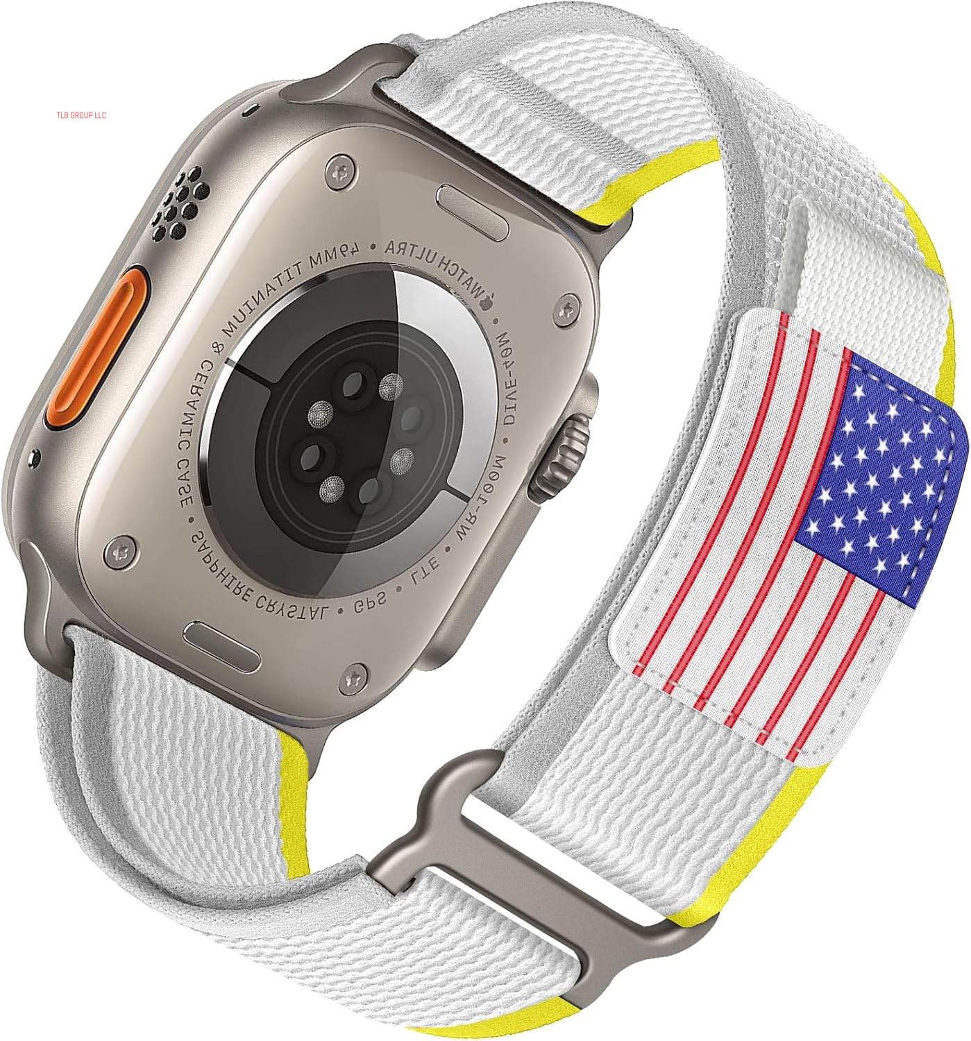 Trail Loop Nylon Band - Compatible with Apple Watch Ultra 2 Band 49Mm 46Mm 45Mm 44Mm 42Mm 41Mm 40Mm 38Mm Men Women,Rugged Braided Elastic Weave Sport Strap for Iwatch Ultra Series 10/9/8/7/6/SE/5/4/3