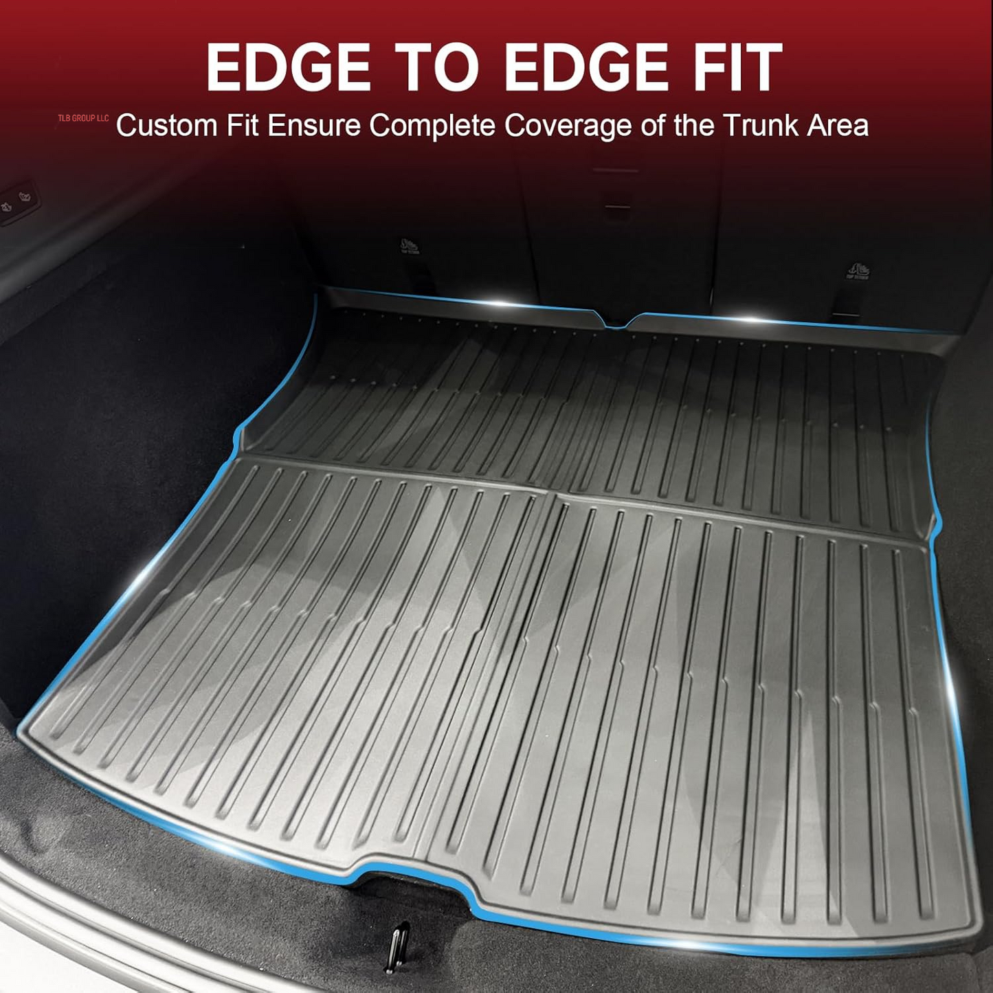 Cargo Mat for 2025 Tesla Model Y Juniper, for Tesla New Model Y 5-Seater Accessories, All Weather TPE Cargo Liner, Custom Fit Heavy Duty Non Slip Trunk Protector