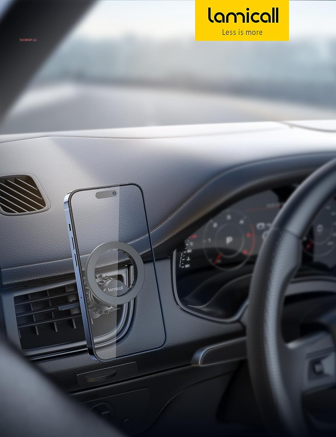 for Magsafe Car Mount - [20 Super Magnets] Magnetic Car Phone Mount, Air Vent Phone Holder Car, Hands Free Cell Phone Holder Clip Fit Iphone 16 15 14 13 Pro plus Max