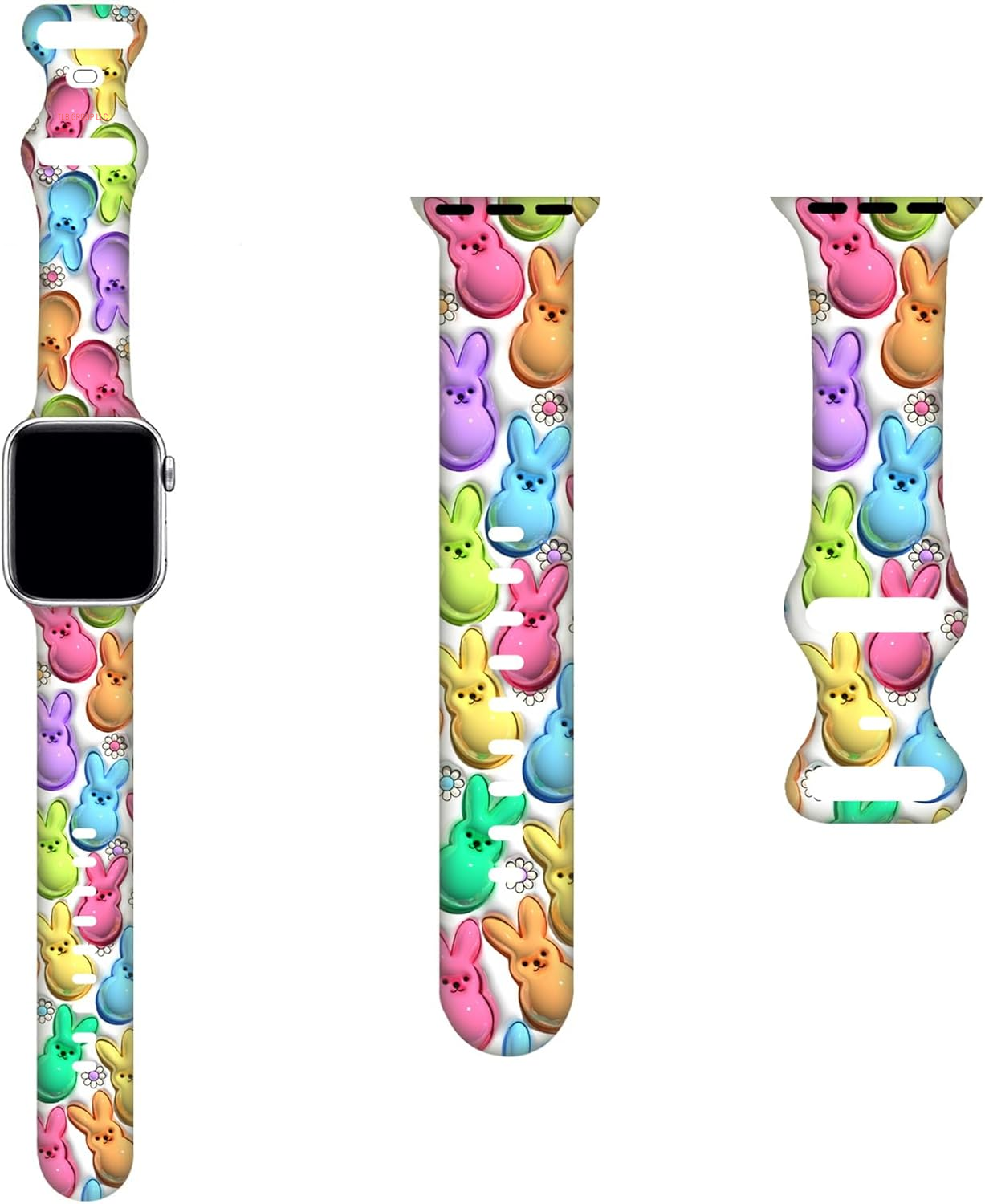 Sport Bands Compatible with Apple Watch Band 38MM 40MM 41MM 42MM 44MM 45MM 49MM, Silicone Strap Compatible with Iwatch Bands Ultra Series SE 9 8 7 6 5 4 3 2 1 for Women Men