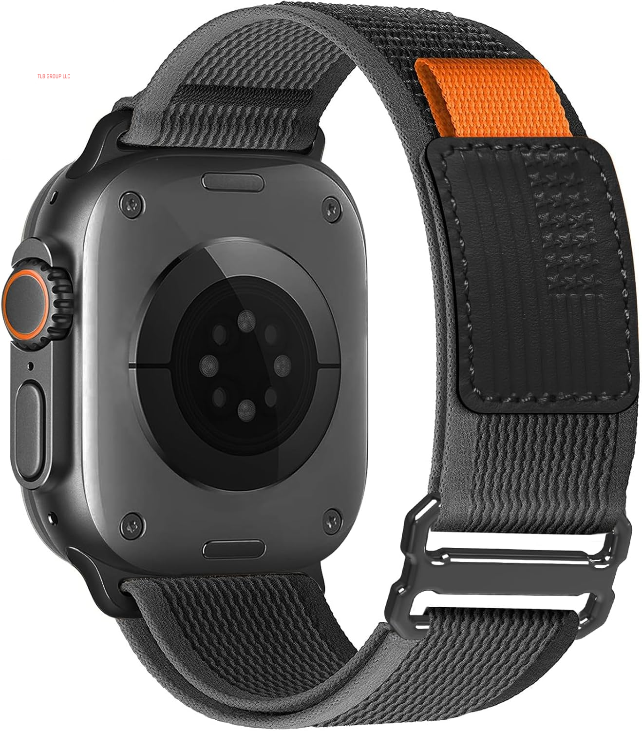 Trail Loop Nylon Band - Compatible with Apple Watch Ultra 2 Band/Ultra Band 49Mm 45Mm 44Mm Men Women, Braided Elastic Weave Sport Strap for Iwatch Ultra 2, Iwatch Ultra Series 10 46Mm SE/9/8/7/6/5/4