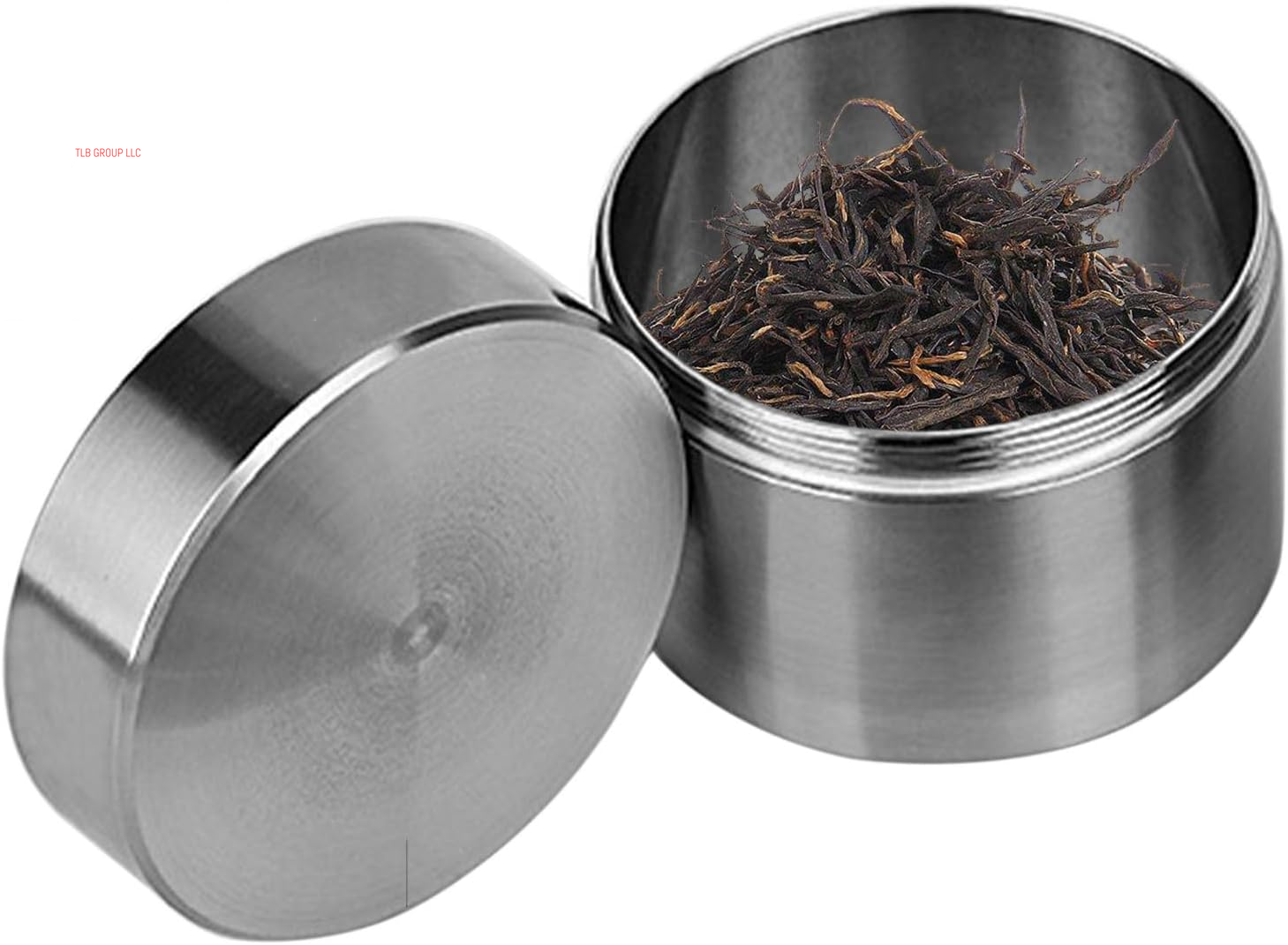 Stainless Steel Pill Case, Waterproof Pill Storage Box Travel, Larger Capacity, Advanced Protection, Travel Pill Organizer for Storing Daily Pill, Supplement (L)