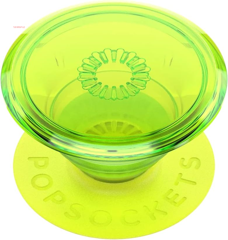 Phone Grip Compatible with Magsafe, Adapter Ring for Magsafe Included, Phone Holder, Wireless Charging Compatible - Clear