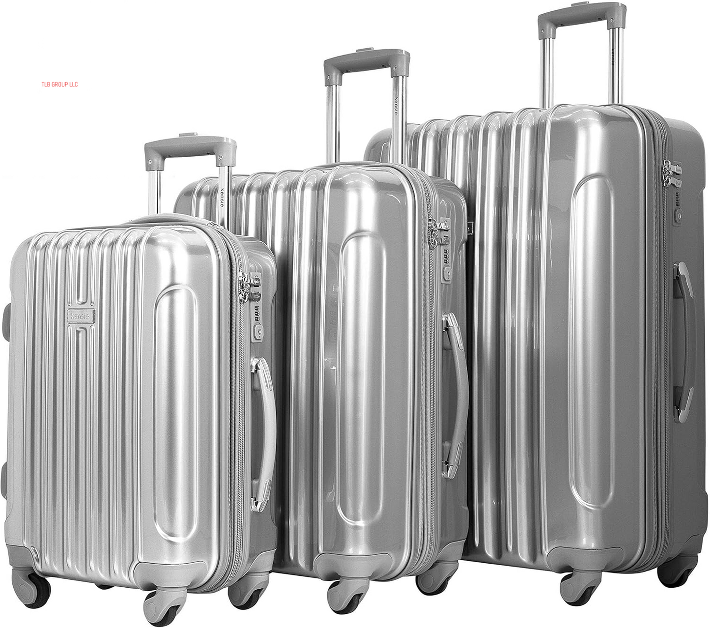 Women'S Alma Luggage, Rose Gold, 3 Piece Set (28"/24"/20")