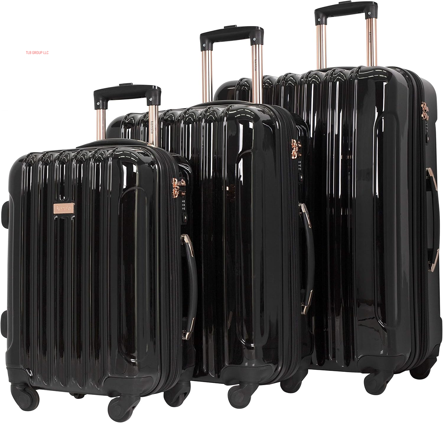 Women'S Alma Luggage, Rose Gold, 3 Piece Set (28"/24"/20")
