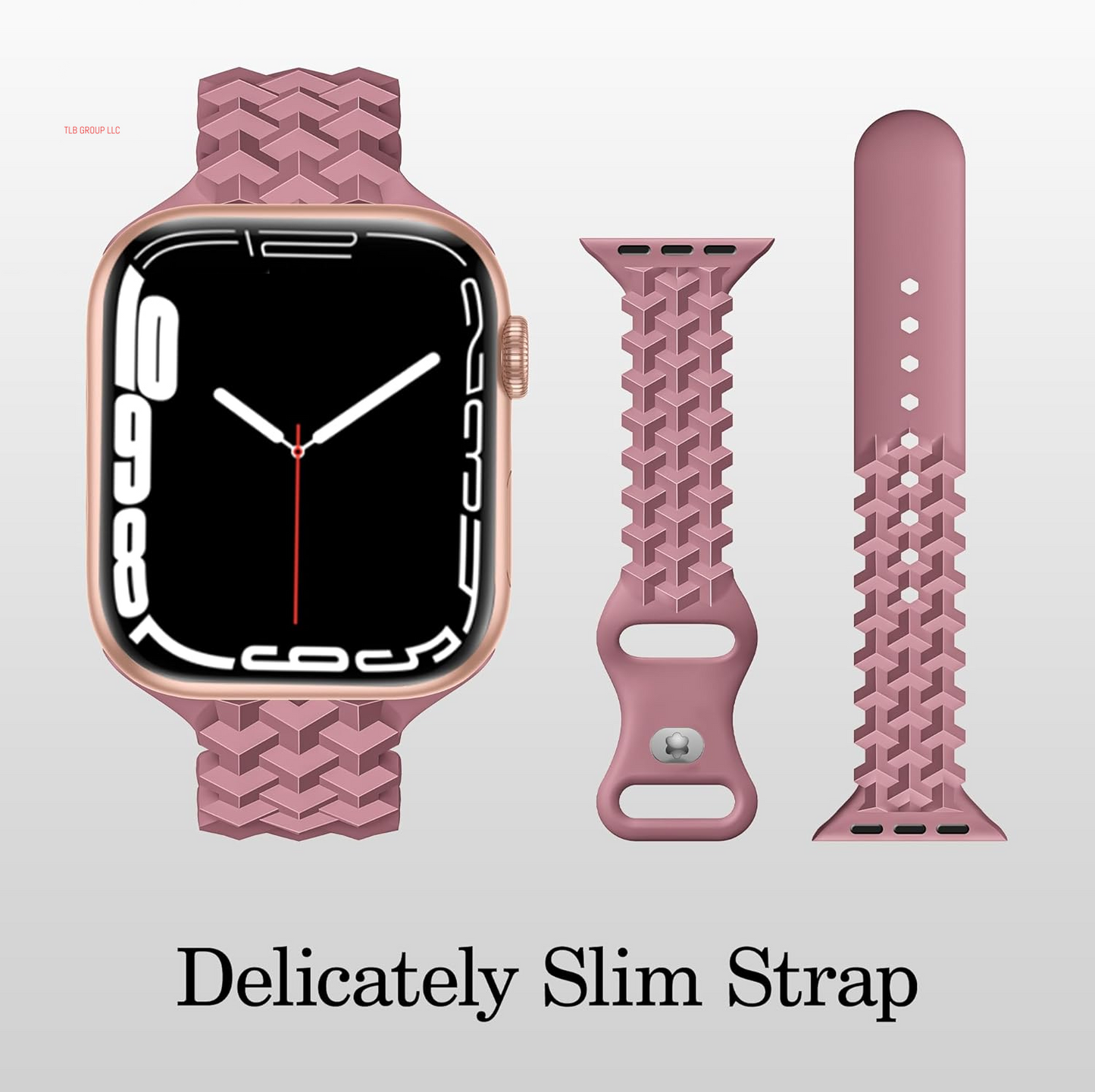 4 Pack Silicone Braided Y-Design Bands Compatible with Apple Watch Band 38Mm 40Mm 41Mm 42Mm 44Mm 45Mm 46Mm 49Mm for Women Men, Slim Bands for Iwatch Series 10 9 8 7 6 5 4 3 2 1/Se/Ultra