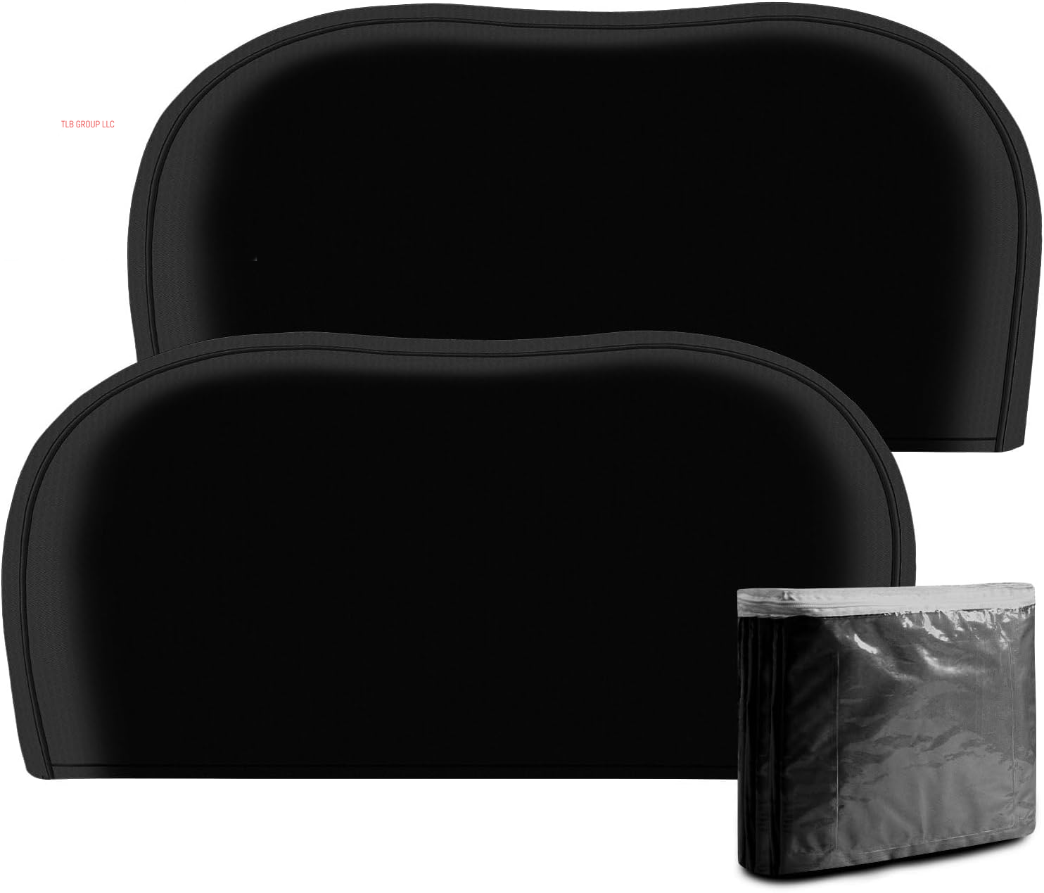 Outdoor Waterproof Tire Covers Set of 4 - Uv-Proof Trailer Wheel Cover Windproof Tire Protector for RV Jeep Trailers Camper Van Truck, Universal Tire Covering Fits Diameters 27"-29", Gray