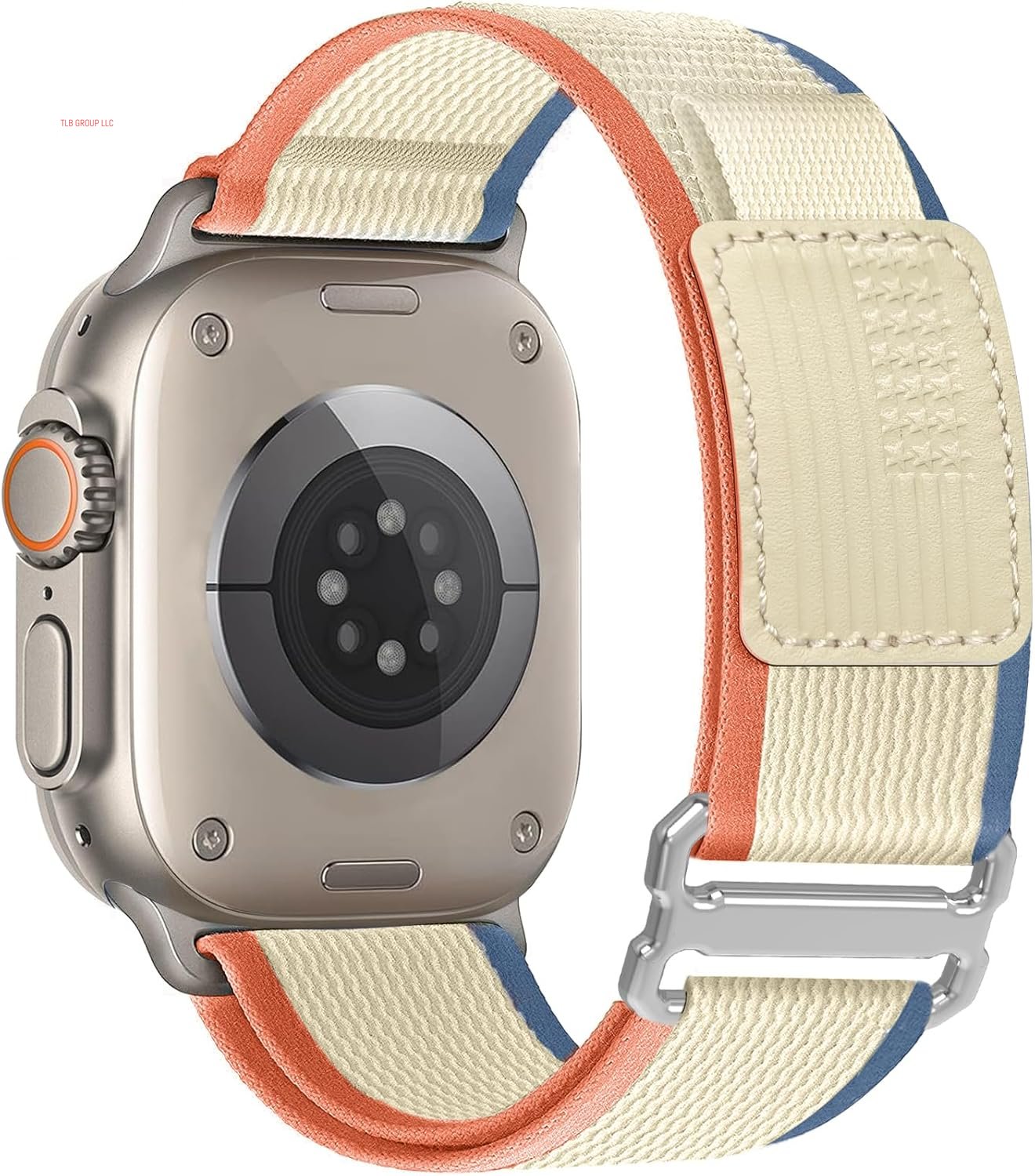 Trail Loop Nylon Band - Compatible with Apple Watch Ultra 2 Band/Ultra Band 49Mm 45Mm 44Mm Men Women, Braided Elastic Weave Sport Strap for Iwatch Ultra 2, Iwatch Ultra Series 10 46Mm SE/9/8/7/6/5/4