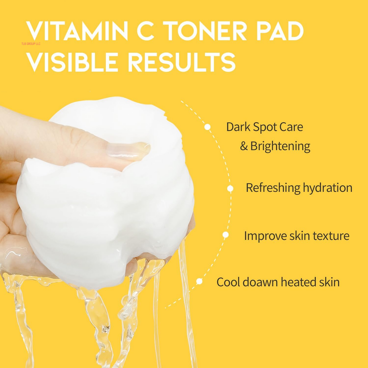 Boosting Toner Pads for Face Oily Skin Korean,  Vitamin C Niacinamide Heartleaf Hydrating Calming Redness, Vitamin C Toner Pad 70Pads 4.05Oz 120Ml