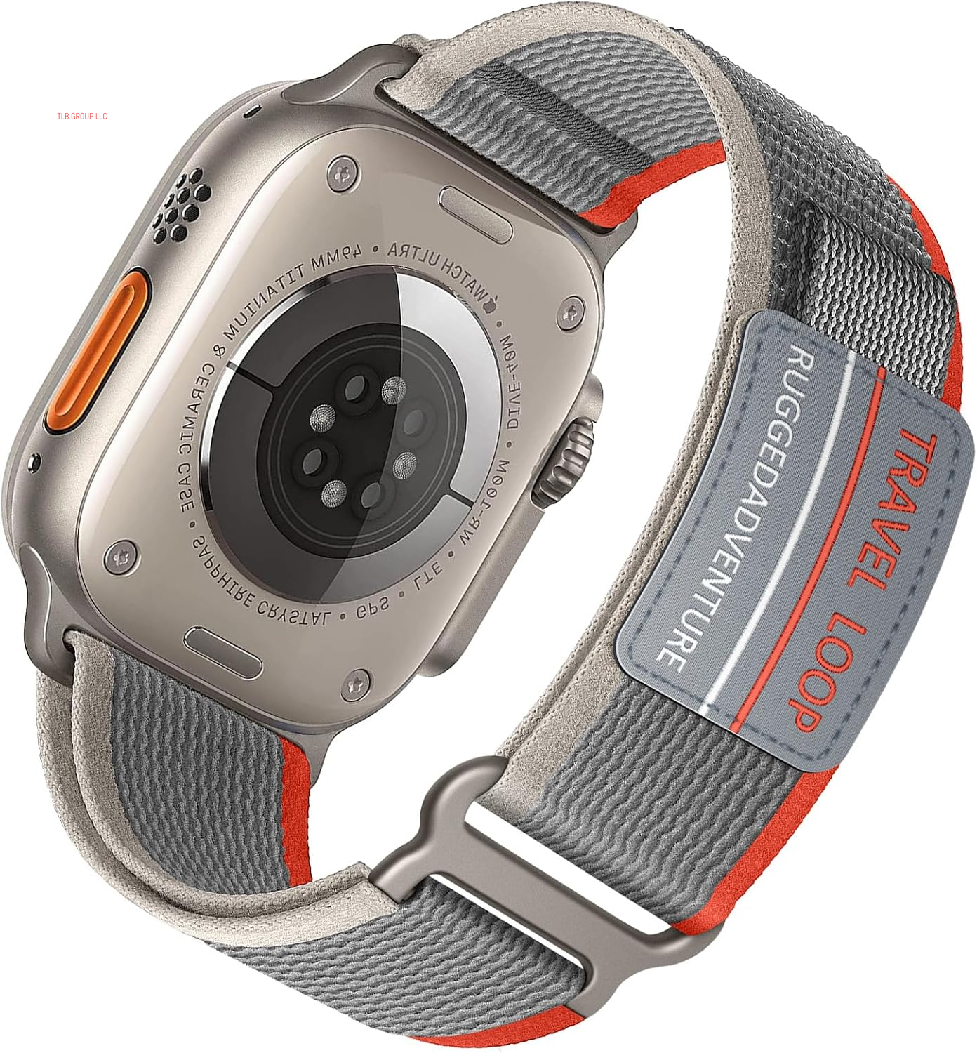 Trail Loop Nylon Band - Compatible with Apple Watch Ultra 2 Band 49Mm 46Mm 45Mm 44Mm 42Mm 41Mm 40Mm 38Mm Men Women,Rugged Braided Elastic Weave Sport Strap for Iwatch Ultra Series 10/9/8/7/6/SE/5/4/3
