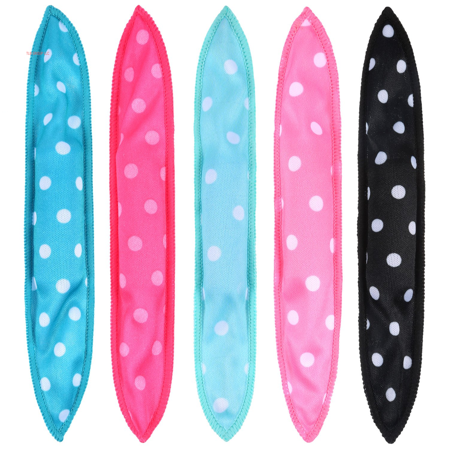 40 Pieces Soft Heatless Curlers Overnight Large Pillow Sponge Rollers Soft Hair Curlers to Sleep in for Long Short Hair Styling Tools No Heat Foam Rollers(Dot,Color Set 1)
