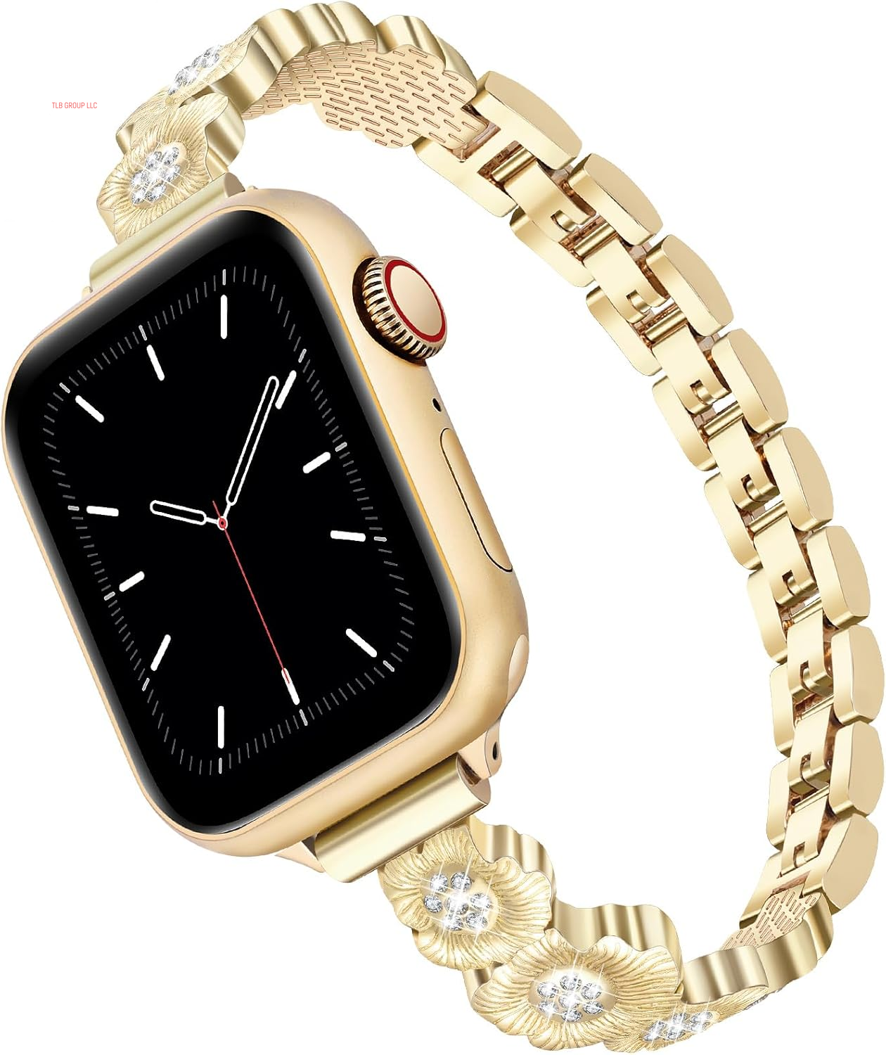Love Bracelet Compatible with Apple Watch 40Mm/38Mm/41Mm/42Mm Series 10 9 8 7 SE Series 6 5 4 Bands Women Metal Iwatch Wrap Jewerly Ape Watch Strap Slim Bands for Apple Watch 3 2 1-Rose Gold