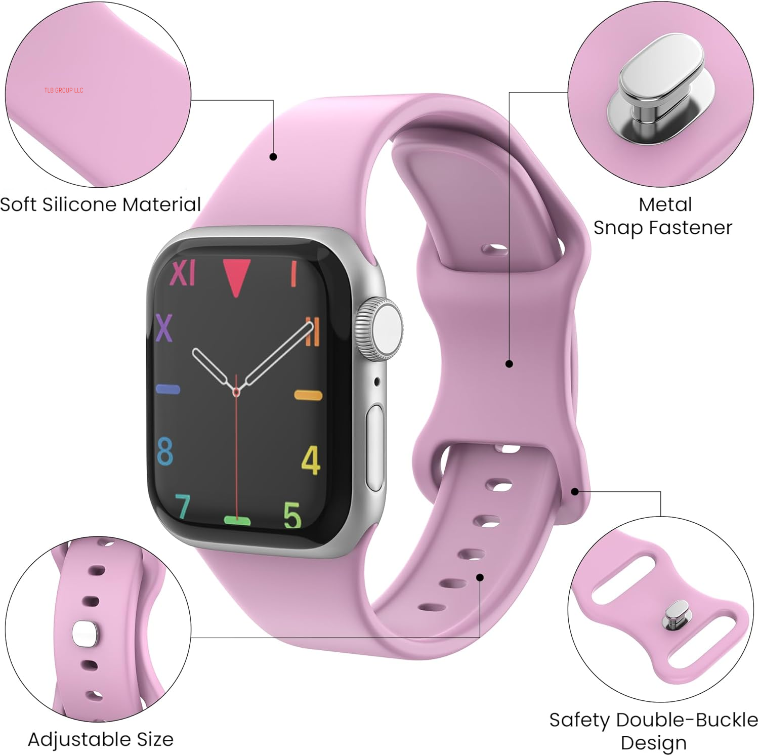 23 Pack Bands Compatible with Apple Watch Band 42Mm(Series 10) 41Mm 40Mm 38Mm and 20-Slot Watch Band Storage Organizer