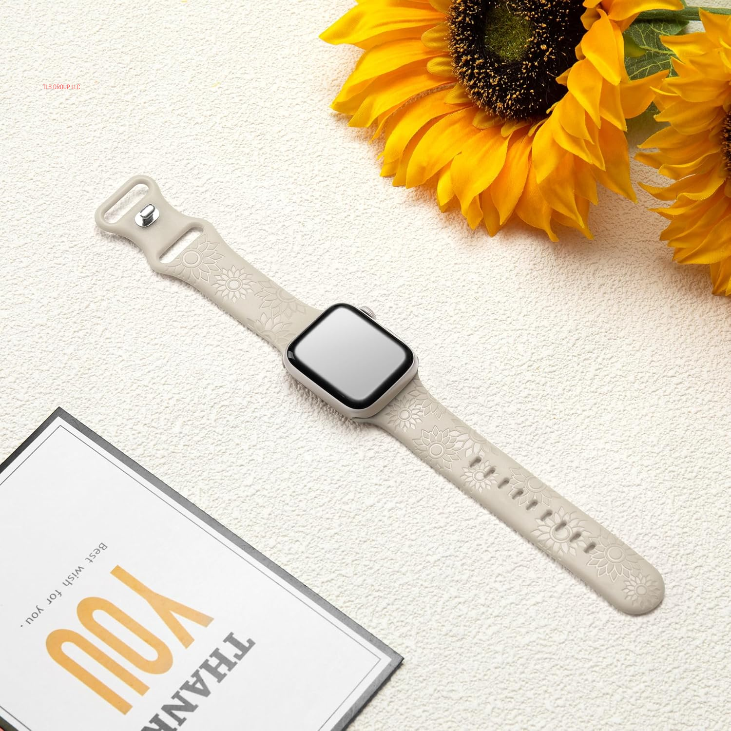 6 Pack Flower Engraved Bands Compatible Apple Watch Band with 38Mm 40Mm 41Mm 42Mm 44Mm 46Mm 45Mm 49Mm Women Men.Silicone Floral Reflective Sport Strap for Iwatch Series 10 9 8 7 6 5 4 3 SE Ultra 2 1