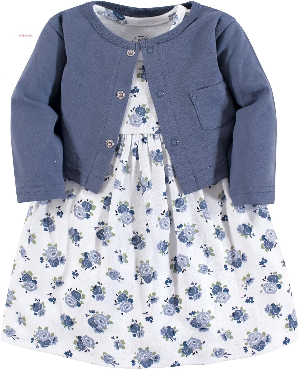 Baby-Girls Dress and Cardigan