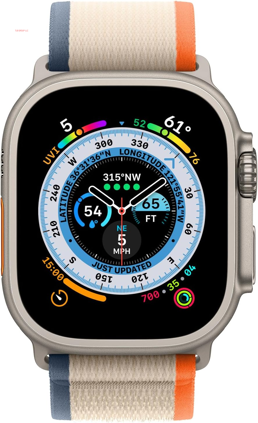 Trail Loop Nylon Band Compatible with Apple Watch Ultra Band 49Mm 45Mm 44Mm 42Mm, Men Women Soft Weave Sport Strap with a Convenient Pull Tab for Iwatch Ultra 2/Ultra Series 9 8 7 6 5 4 3 SE 1