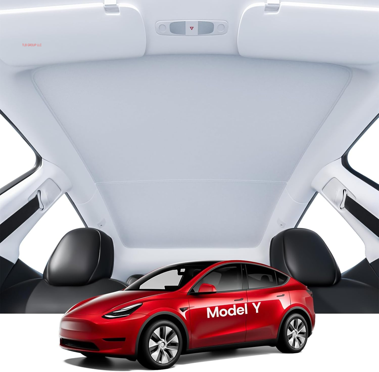 2025 Upgrade Sunshade Roof for Tesla Model Y Juniper Accessories, [Never Sag & No Light Leakage] Magnetic Adsorbed Design for Model Y Launch 2025 2026 [Easy Installation] - 2Pcs