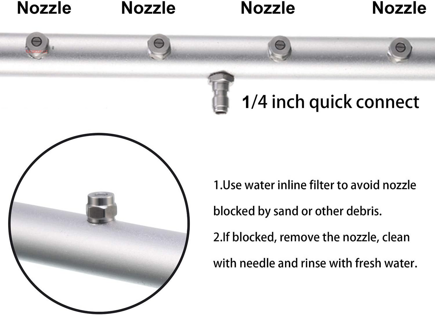 Pressure Washer Undercarriage Cleaner, 16 Inch Undercarriage Washer, Pressure Washer under Car Cleaner with Straight Extension Wand, 4000 PSI