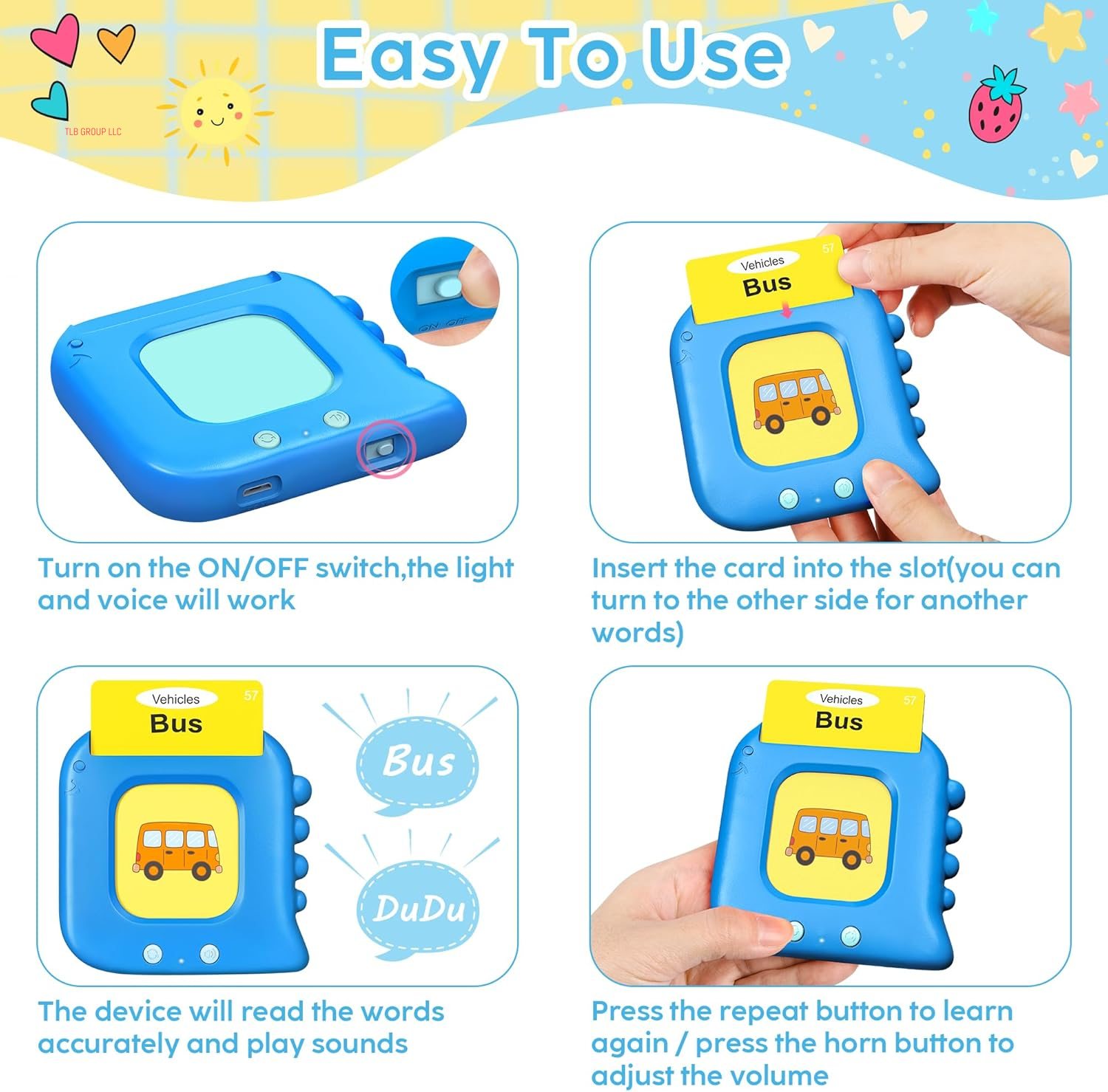 Talking Flash Cards,Kids Toddler Flash Cards with 240 Sight Words,Montessori Toys,Autism Sensory Toys,Speech Therapy,Learning Educational Gifts for Age 1 2 3 4 5 Years Old Boys and Girls