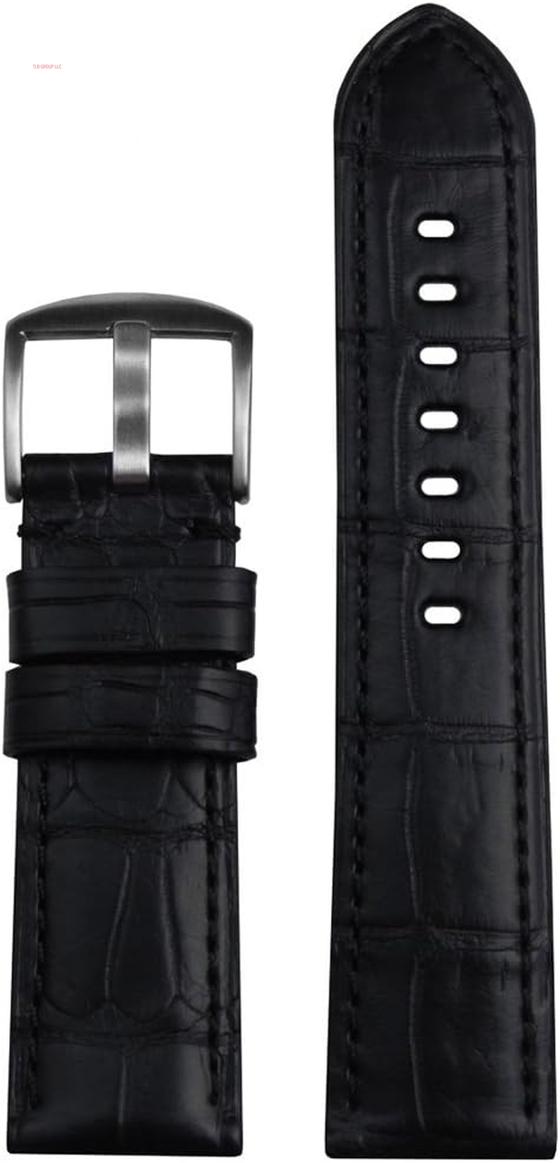 Genuine Louisiana Alligator Watch Band with Matte Finish
