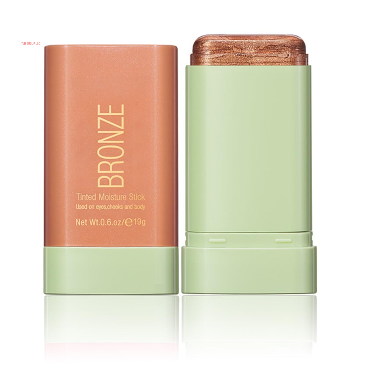 Multi-Use Makeup Blush Stick, Tinted Solid Moisturizer On-The-Go Blush, Multi-Use Cream Blush Stick for Cheek & Eyes & Lips, Waterproof Natural Nude Makeup for All Skin (1# Shy Pink)