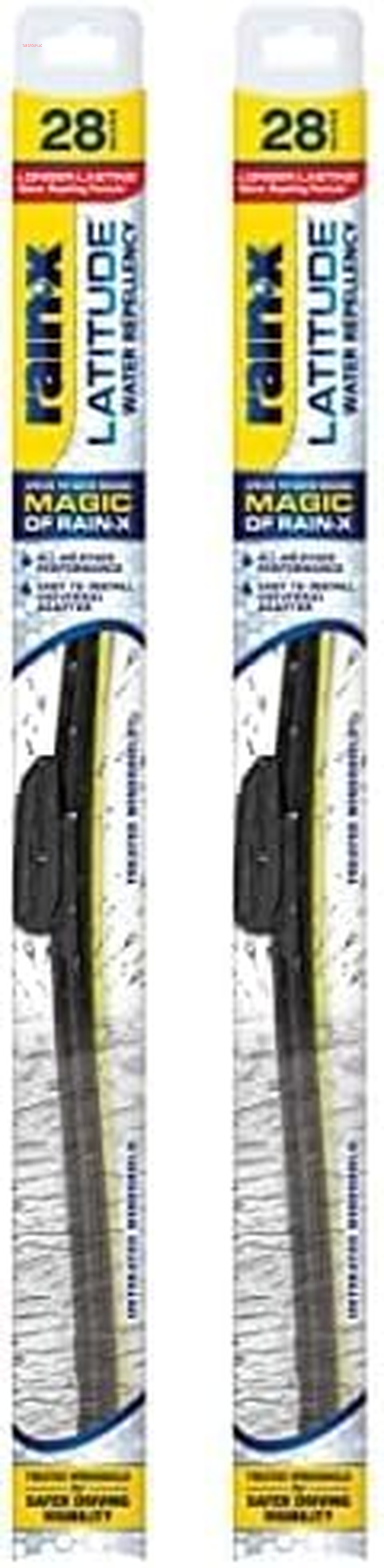 810165 Latitude 2-In-1 Water Repellent Wiper Blades, 22 Inch Windshield Wipers (Pack of 2), Automotive Replacement Windshield Wiper Blades with Patented  Water Repellency Formula