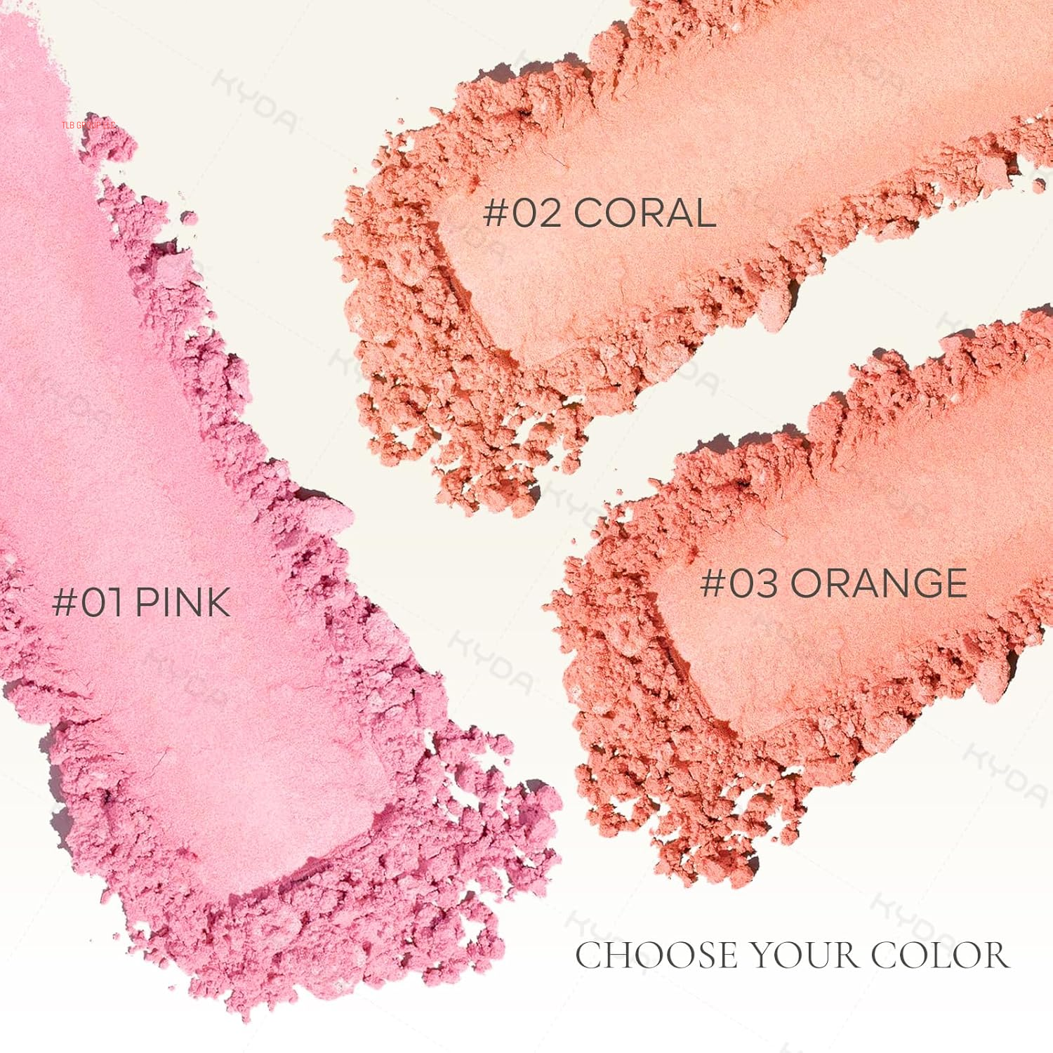 Pink Baked Blush, Pink Glow Powder for Blush and Highlighter, High Glossy Finish, Lightweight Blendable Shimmer Blusher, Multiuse Baked Powder, 0.53 Oz