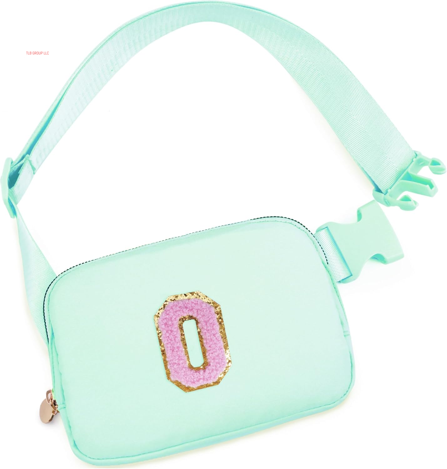 Personalized Belt Bag for Women Girls - Fashion Mini Waist Packs with Adjustable Strap - Trendy Travel Fanny Pack Crossbody Bags with Initial Letter - Teen Gifts | Cream,J