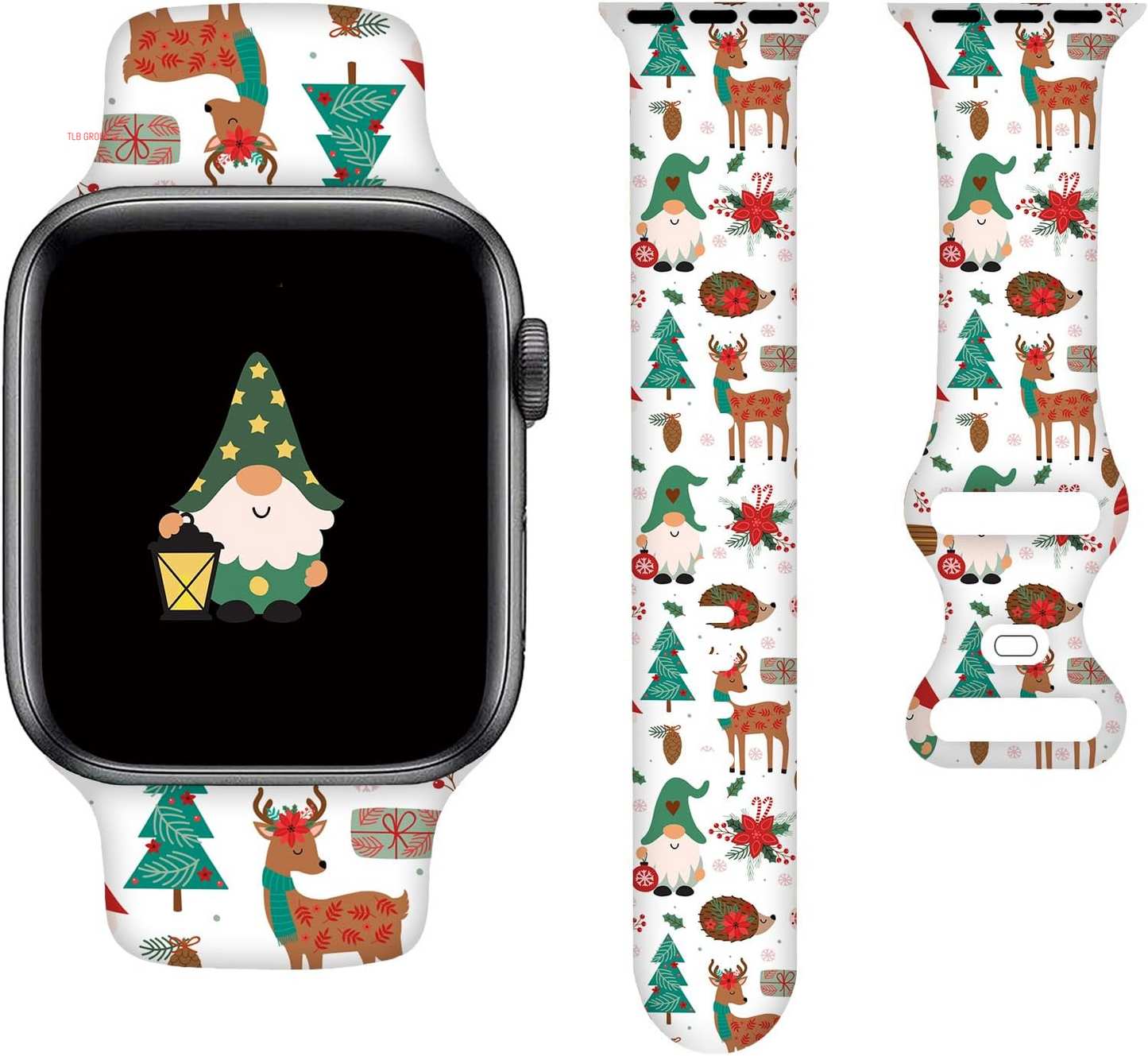 Sport Bands Compatible with Apple Watch Band 38MM 40MM 41MM 42MM 44MM 45MM 49MM, Silicone Strap Compatible with Iwatch Bands Ultra Series SE 9 8 7 6 5 4 3 2 1 for Women Men