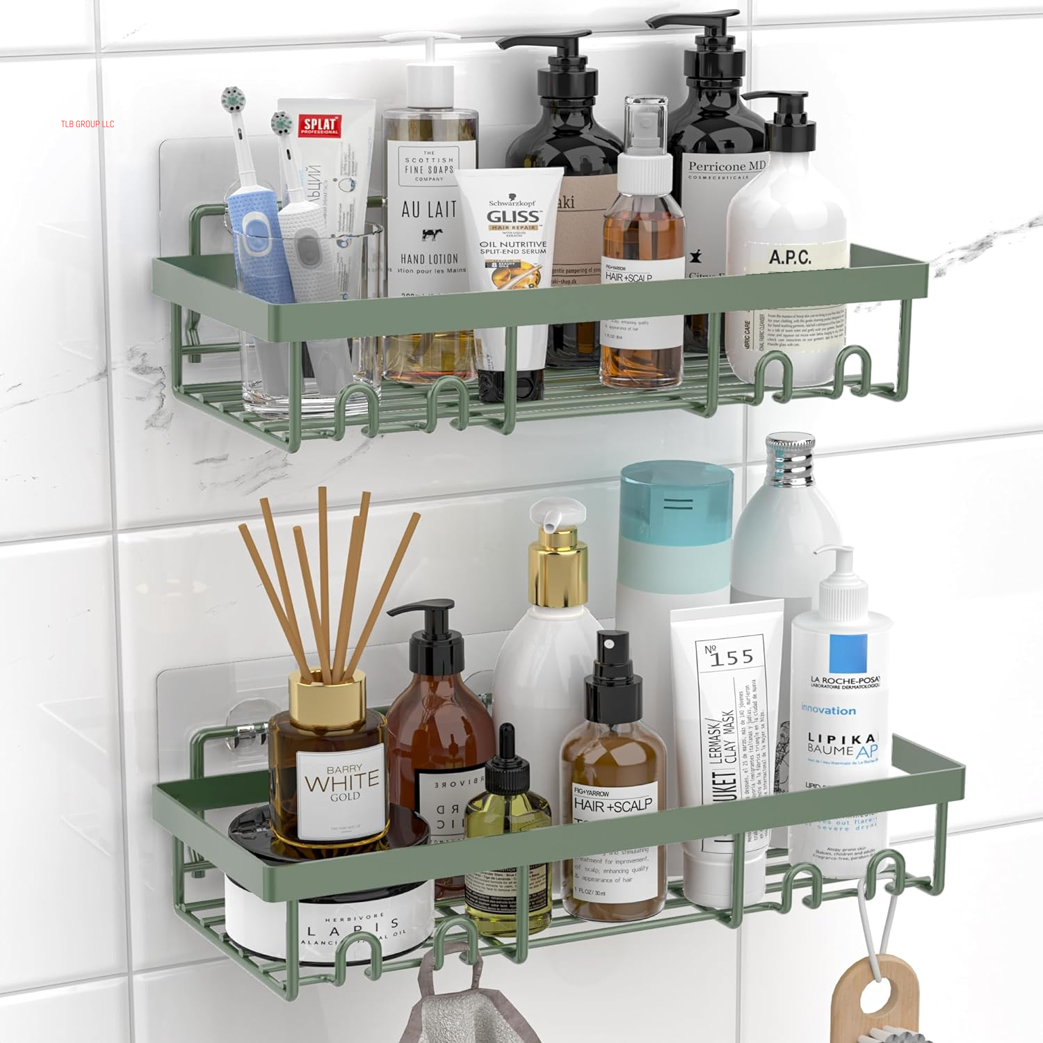 Shower Caddy Shelf Organizer Rack, Self Adhesive Black Bathroom Shelves Basket, Home Farmhouse Wall inside Organization and Storage Decor Rv Accessories, First Camper Apartment Essentials