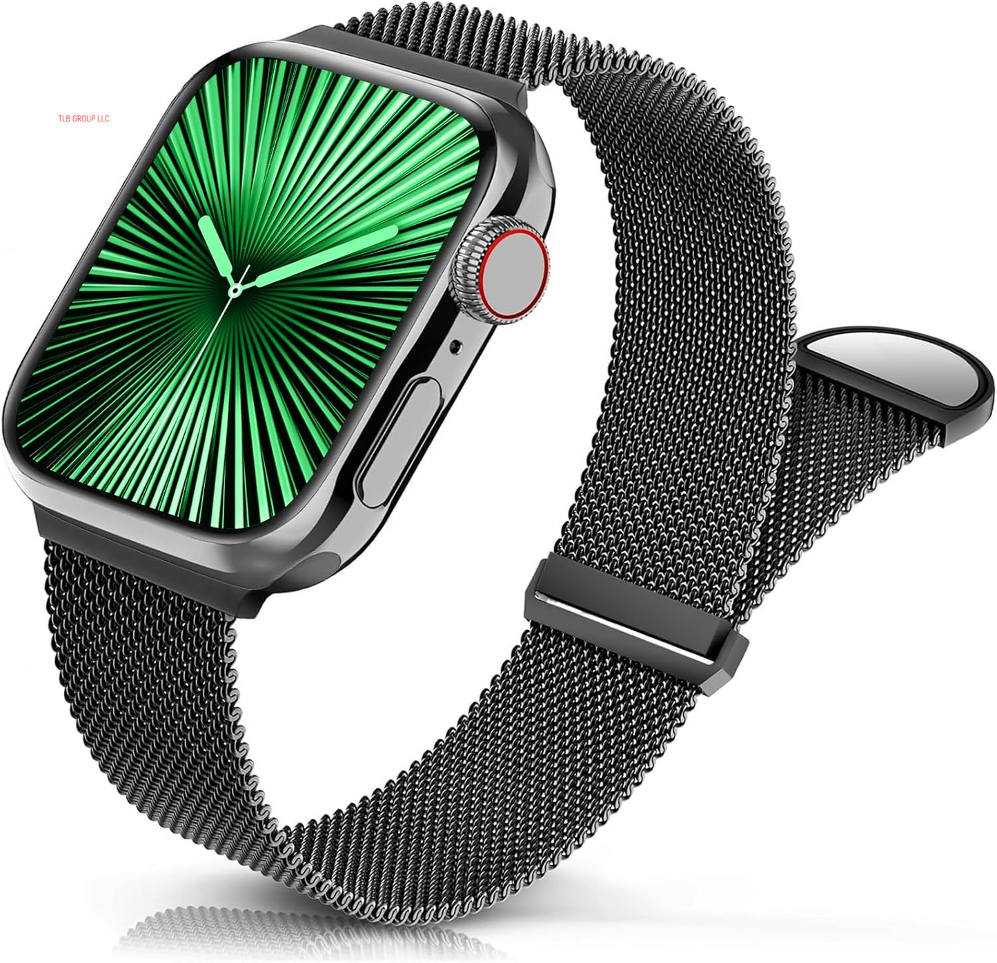 Milanese Mesh Loop Compatible with Apple Watch Bands 42Mm 44Mm 45Mm 46Mm 49Mm 38Mm 40Mm 41Mm for Men Women, Stainless Steel Mesh Strap for Iwatch Series 10 9 8 7 6 SE 5 4 3 2 1 Ultra