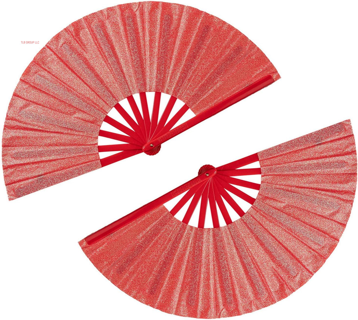 2 Pack 2025 New Large Folding Hand Fan Line Dance Popping Fan,Clap Fans for Line Dancing Foldable Boots on the Ground Clack Fan for Concert Party Festival Halloween or Home Decor