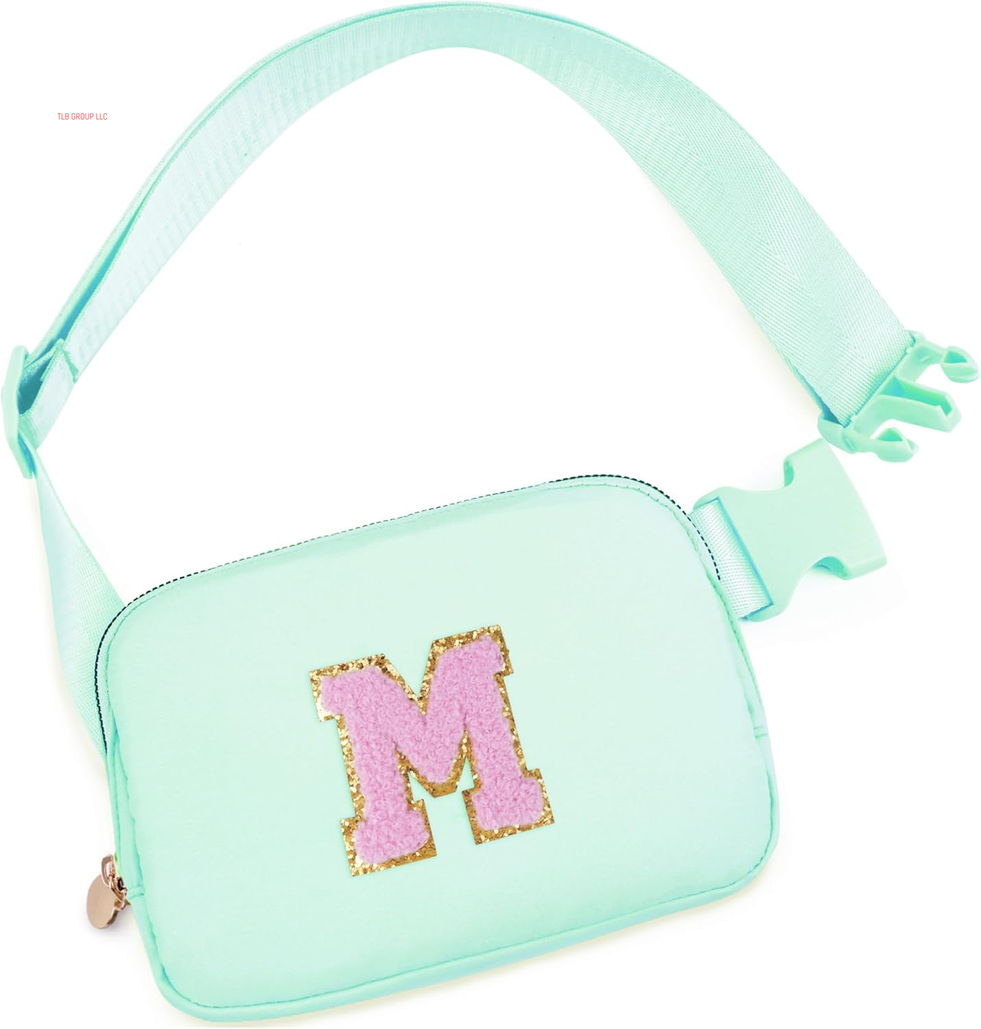 Personalized Belt Bag for Women Girls - Fashion Mini Waist Packs with Adjustable Strap - Trendy Travel Fanny Pack Crossbody Bags with Initial Letter - Teen Gifts | Cream,J