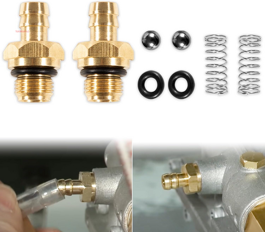 Pressure Washer Chemical Soap Injector Kit for Briggs and Stratton, Homelite, Ryobi and Husky Replaces 190593GS 190635GS and 203640GS (2 Set)